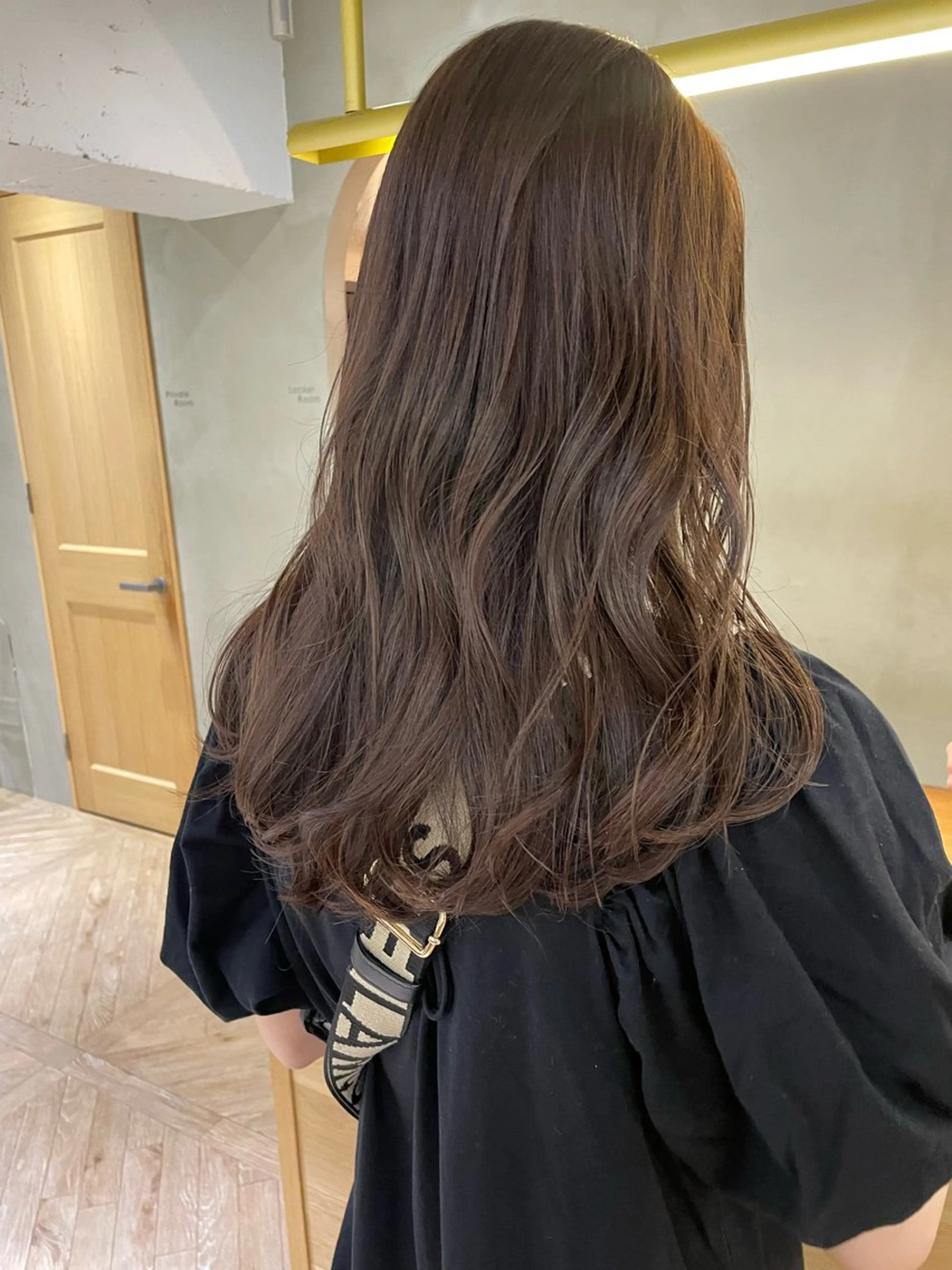 ロング カラー ベージュカラー ショコラベージュ 'ele 🦄堀内佑茉のヘアスタイル