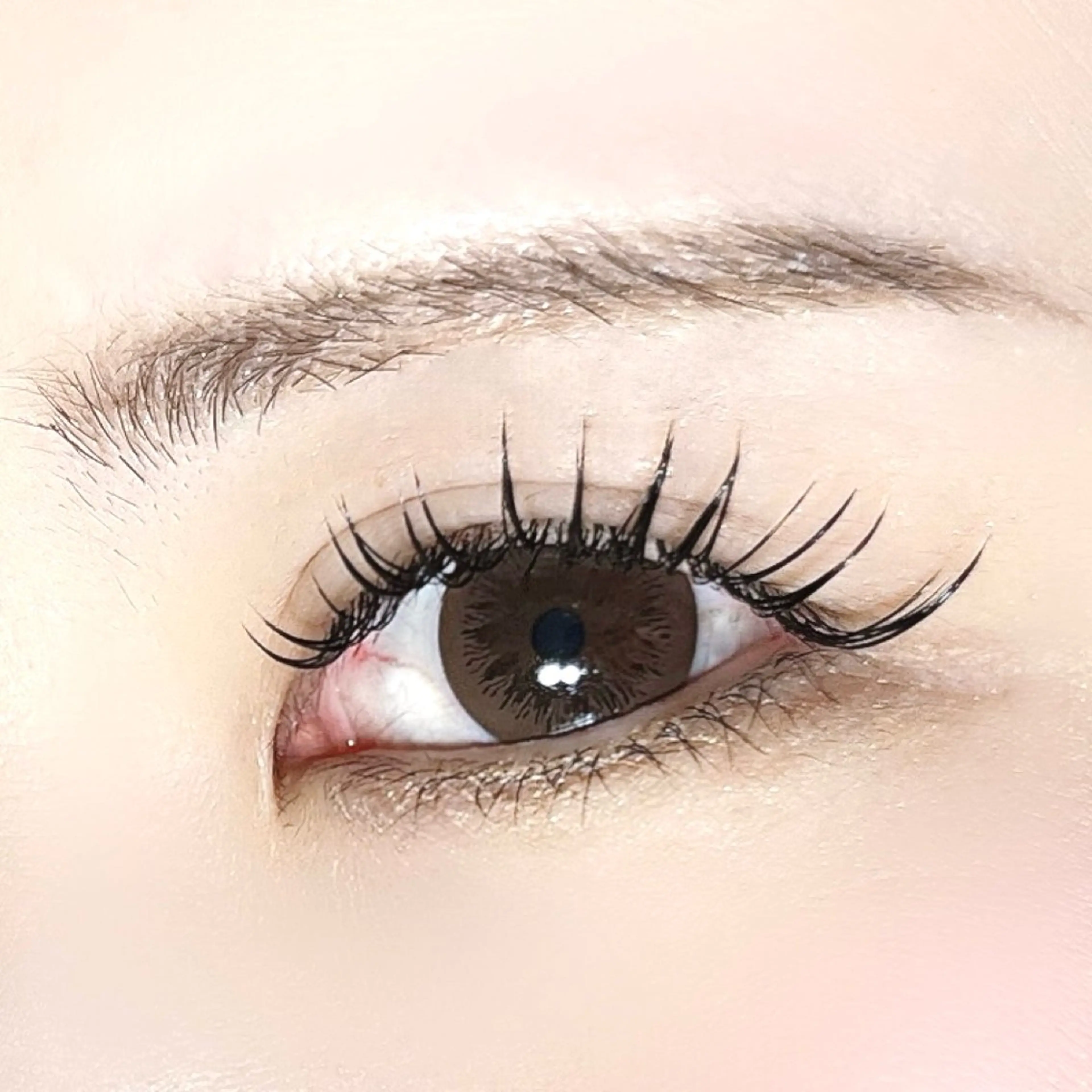 マツエク・マツパ Cカール 目尻長め マツエク Hearty 上田さやかのマツエク・マツパデザイン