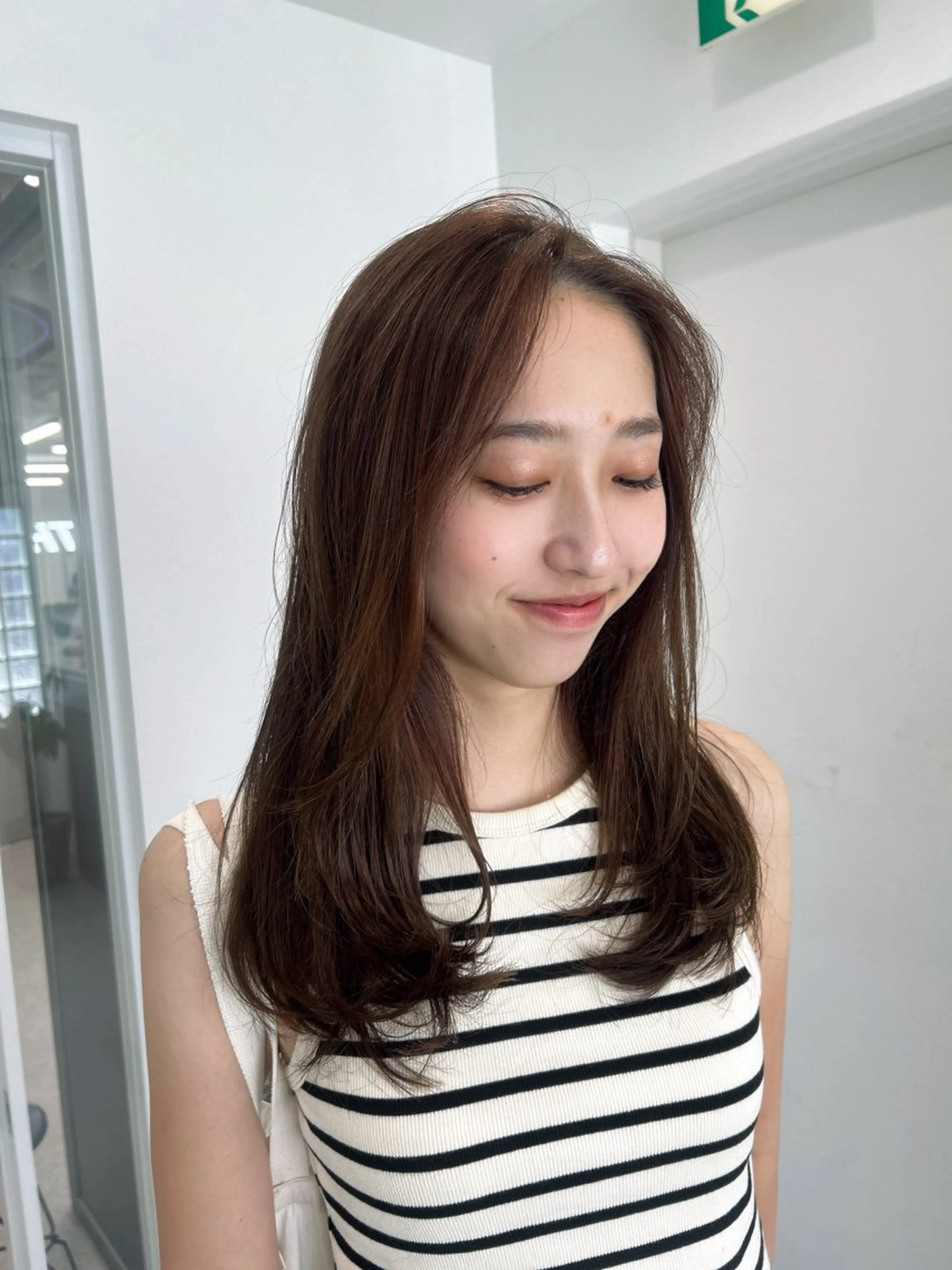 ロング カラー 愛結 暖色カラー🎀🩰のヘアスタイル