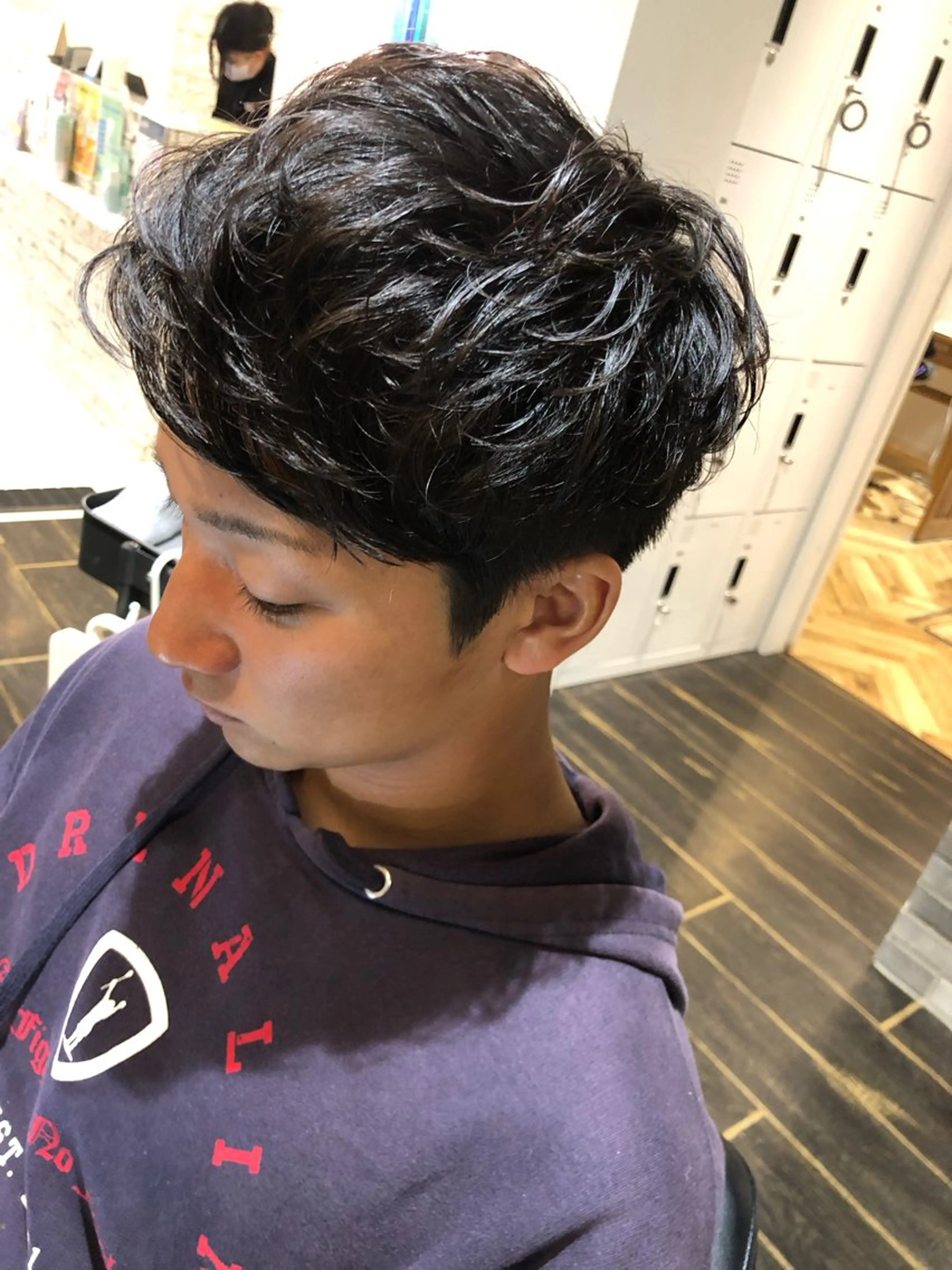 ショート パーマ 【大人髪】men's パーマ/潤艶髪のヘアスタイル