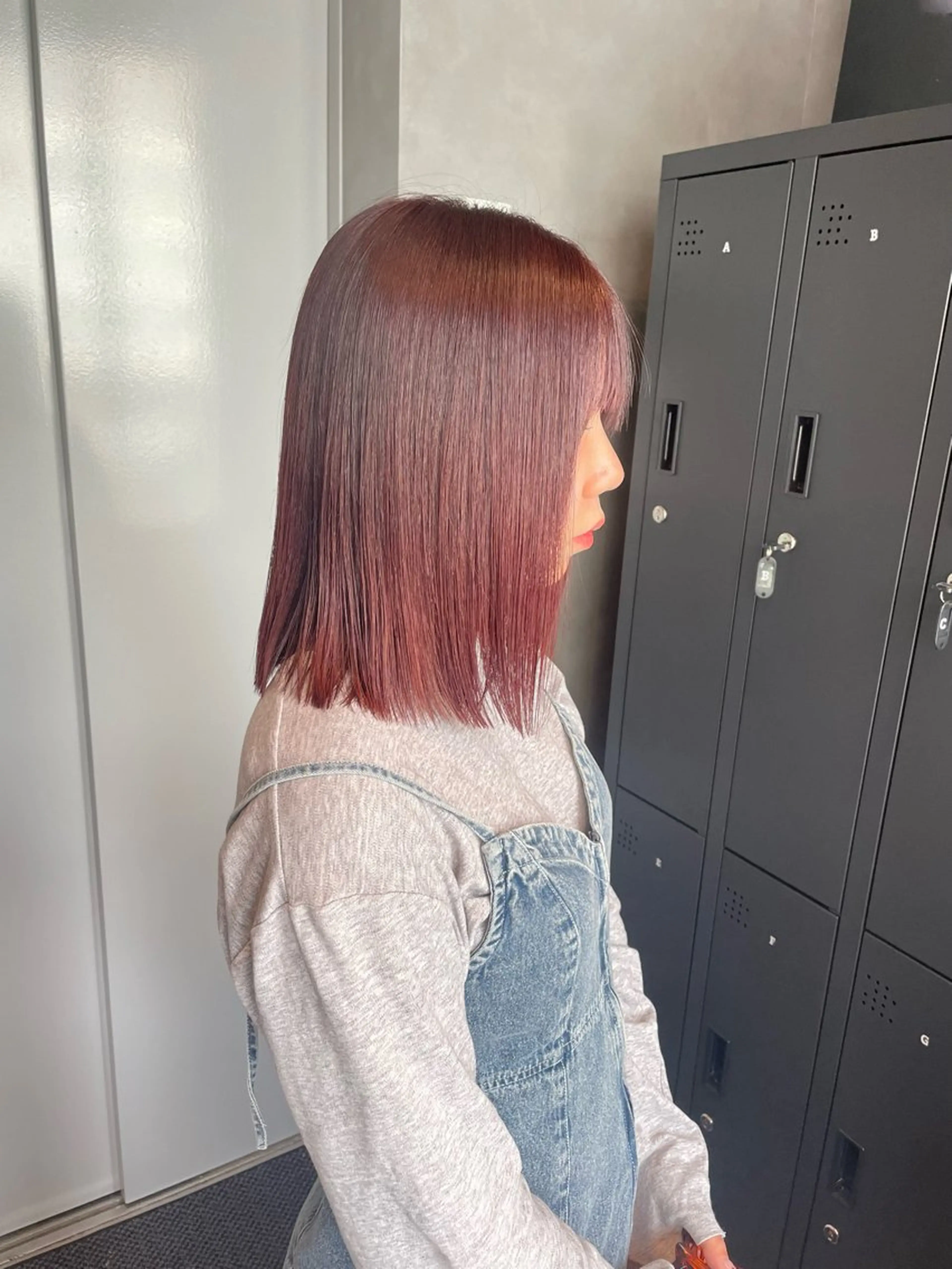 ミディアム カット ヘアカラー トリートメント MAI /BUCKS/天王寺のヘアスタイル