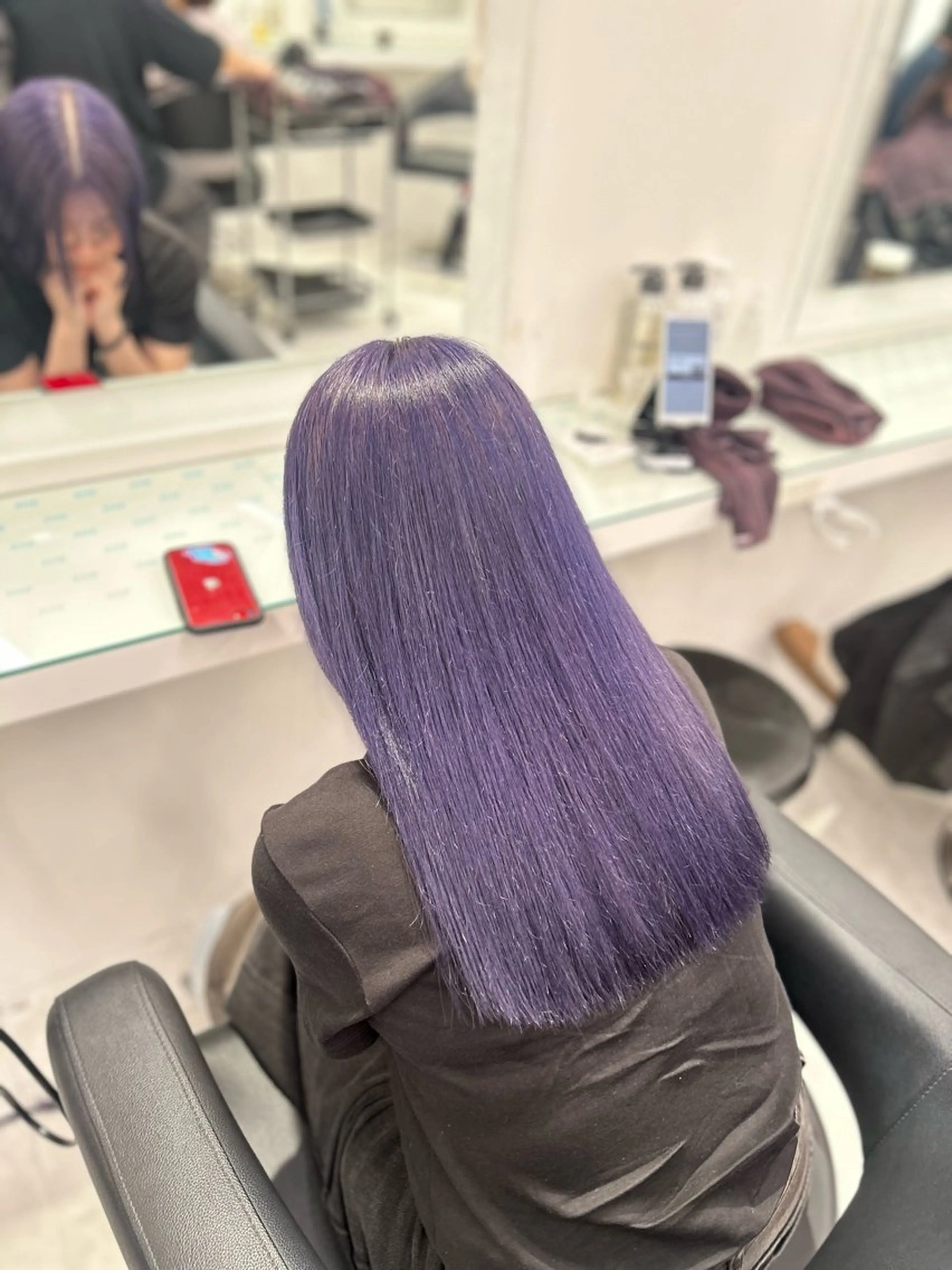 ロング カラー カット ヘアカラー トリートメント ヘアセット 🩷暖色カラー🩷 BONのヘアスタイル