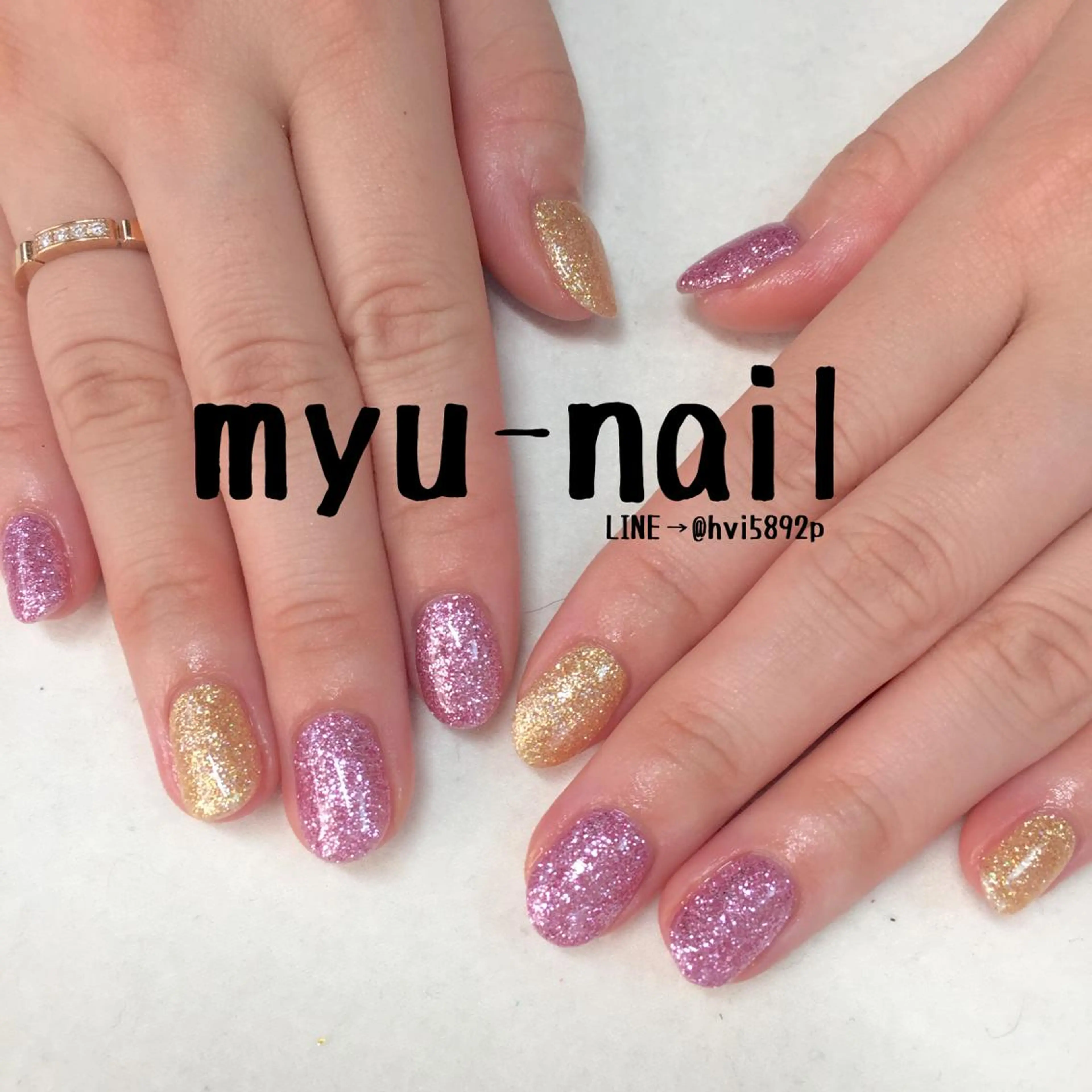 ネイル ハンドネイル ホームサロン myu-nailのネイルデザイン