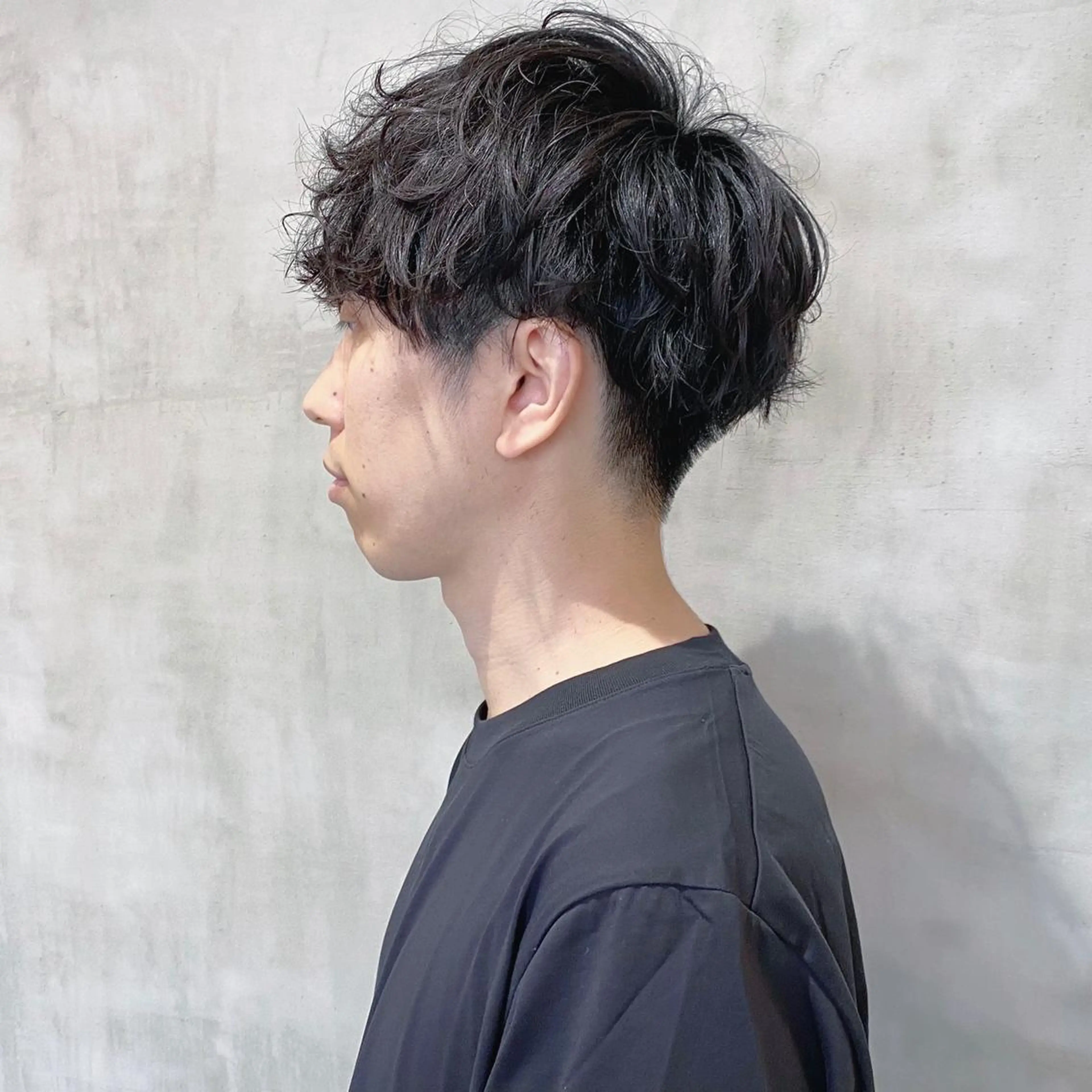 ショート パーマ メンズ カット パーマ トリートメント ill副店長 立和田純也のヘアスタイル