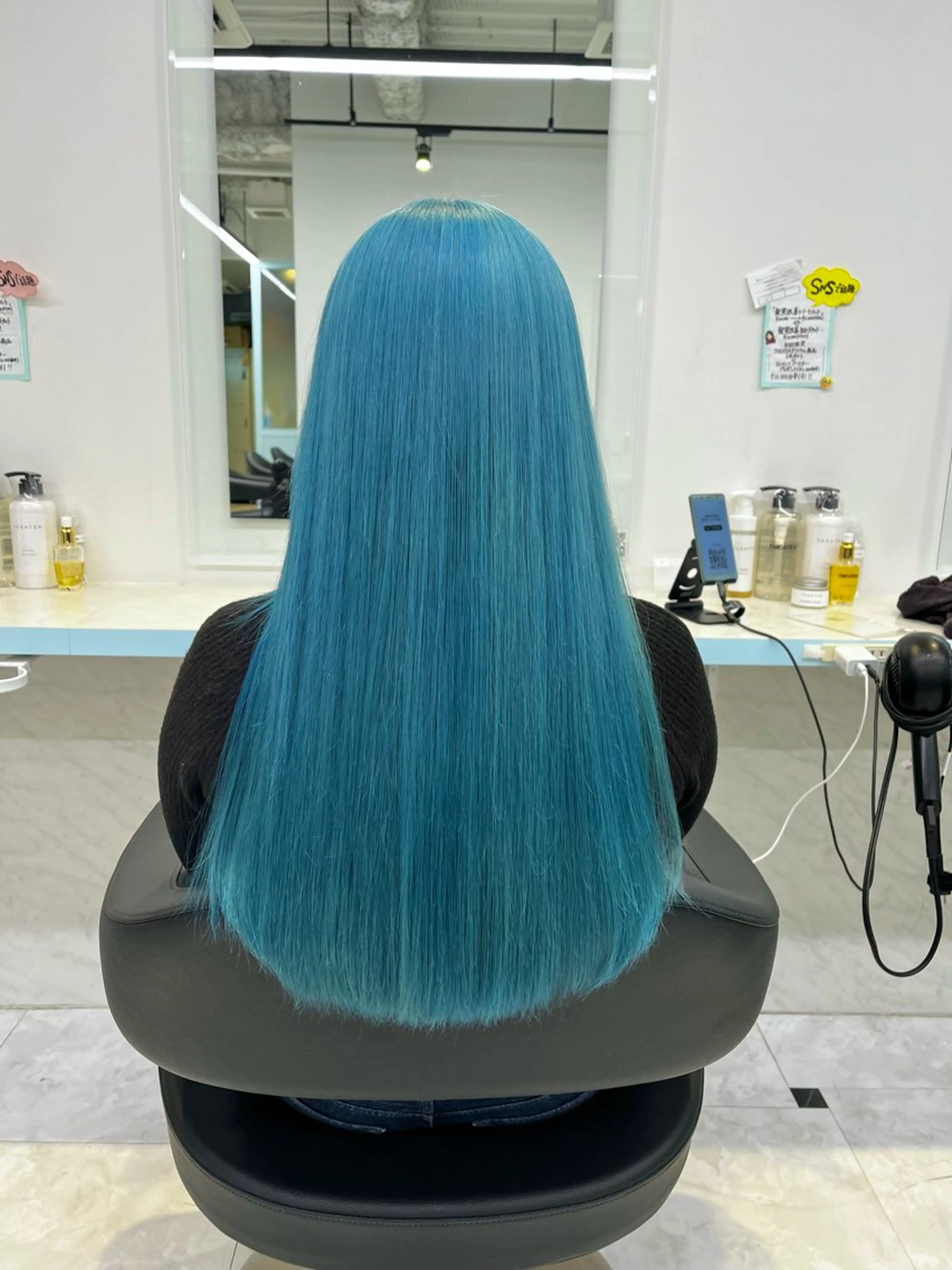 ロング カラー ヘアカラー トリートメント ブリーチカラー 🩵MIZUKIのヘアスタイル