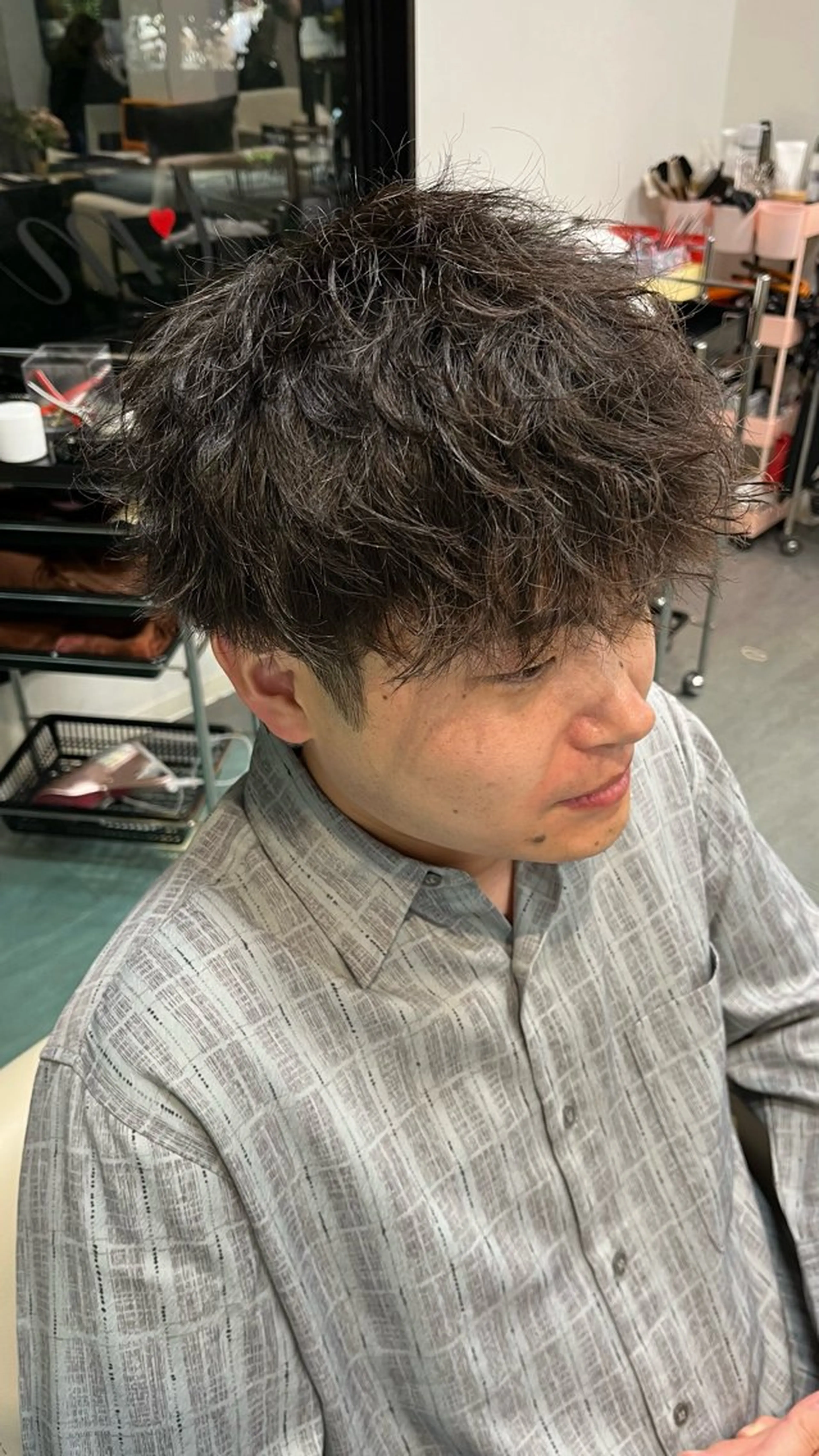 メンズ メンズパーマ メンズツイストパーマ ツイストパーマ 垢抜けパーマ/ 毎朝1分セット/こんのヘアスタイル