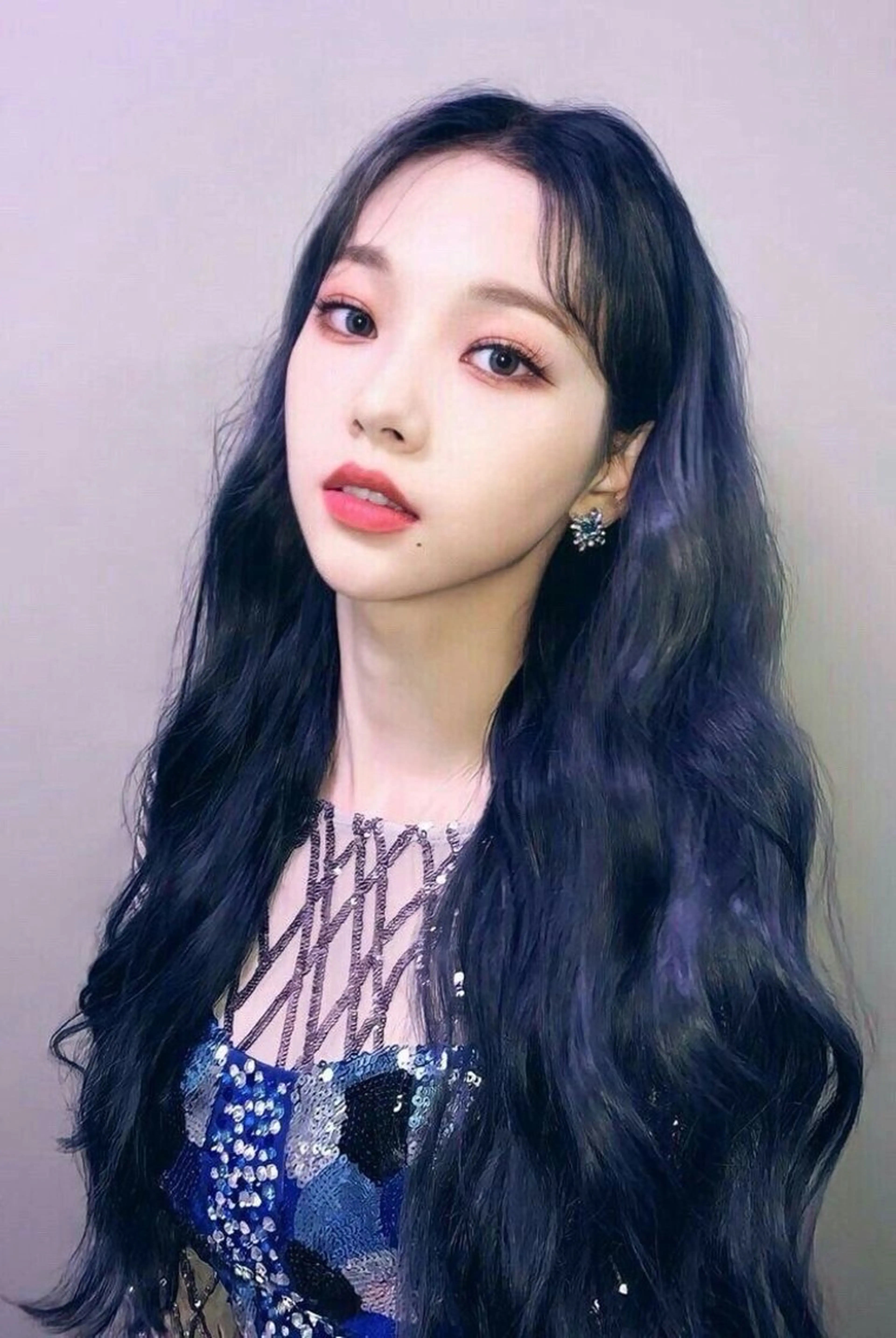 ロング カラー ブルーカラー ネイビーカラー ブリーチなし🌼トレ ンド🌼似合わせのヘアスタイル
