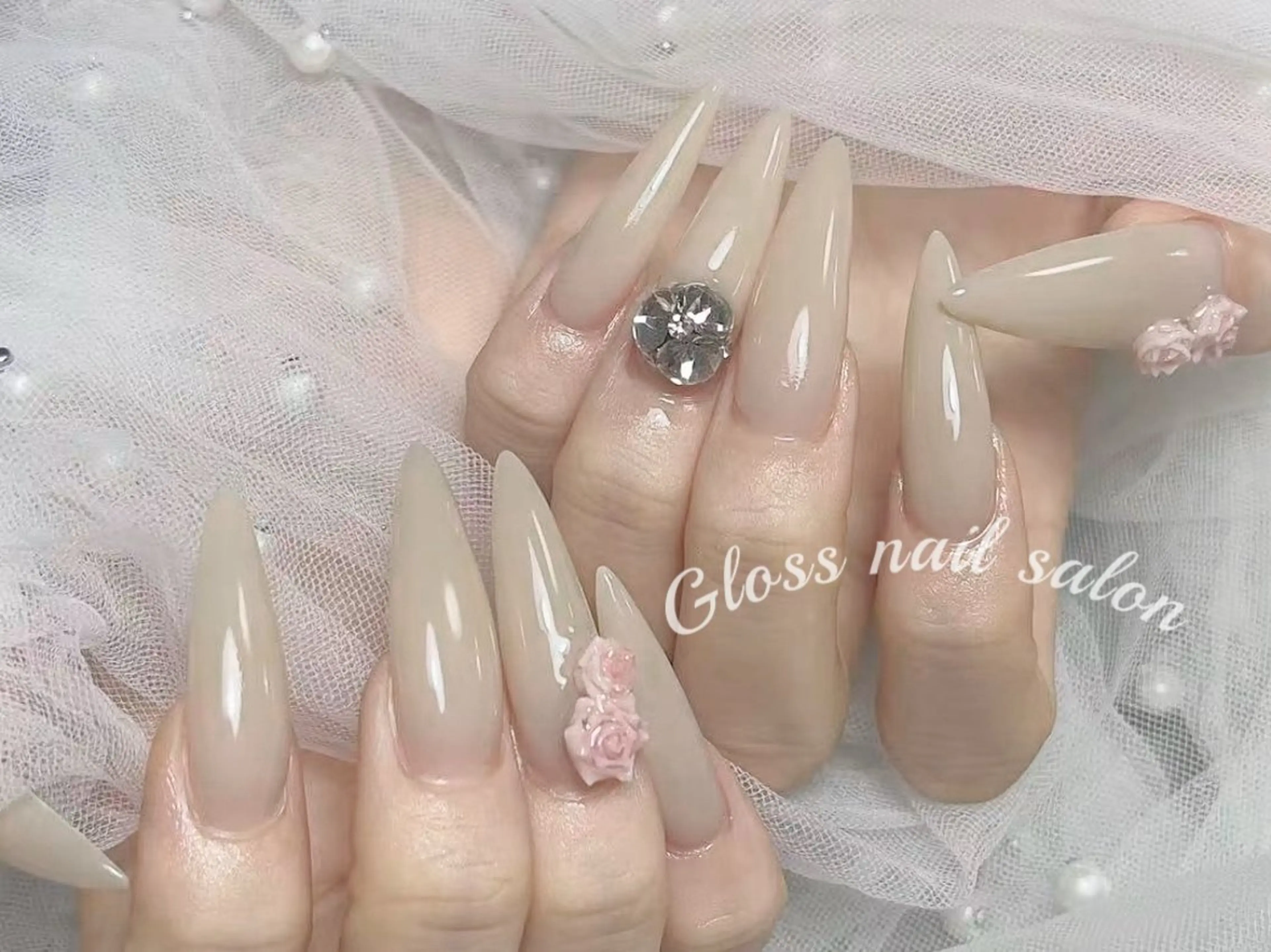 ネイル Gloss nail ジェル&長さだし専門のネイルデザイン
