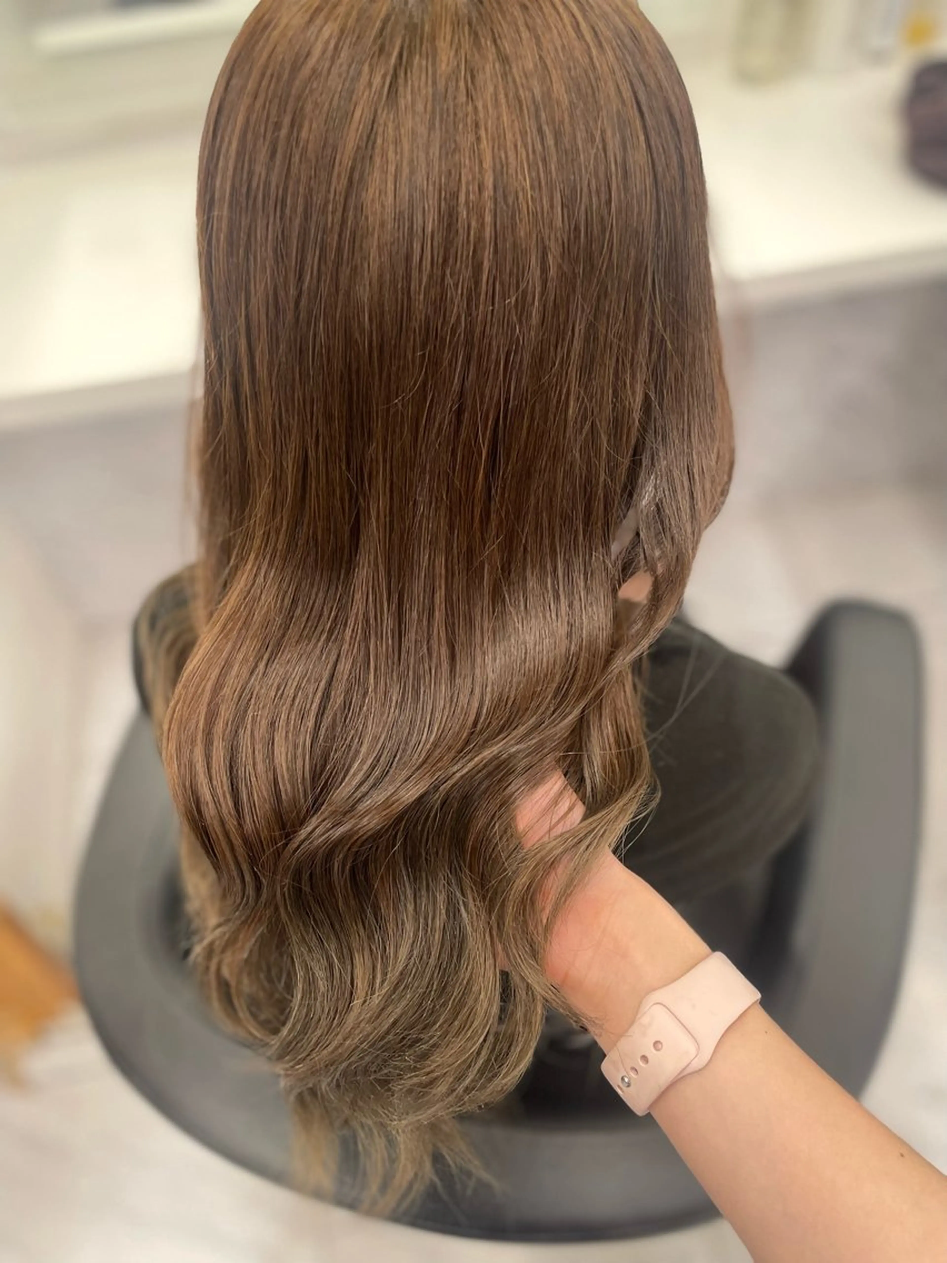 セミロング カラー 🎀暖色/ラベンダー /paru🤍のヘアスタイル