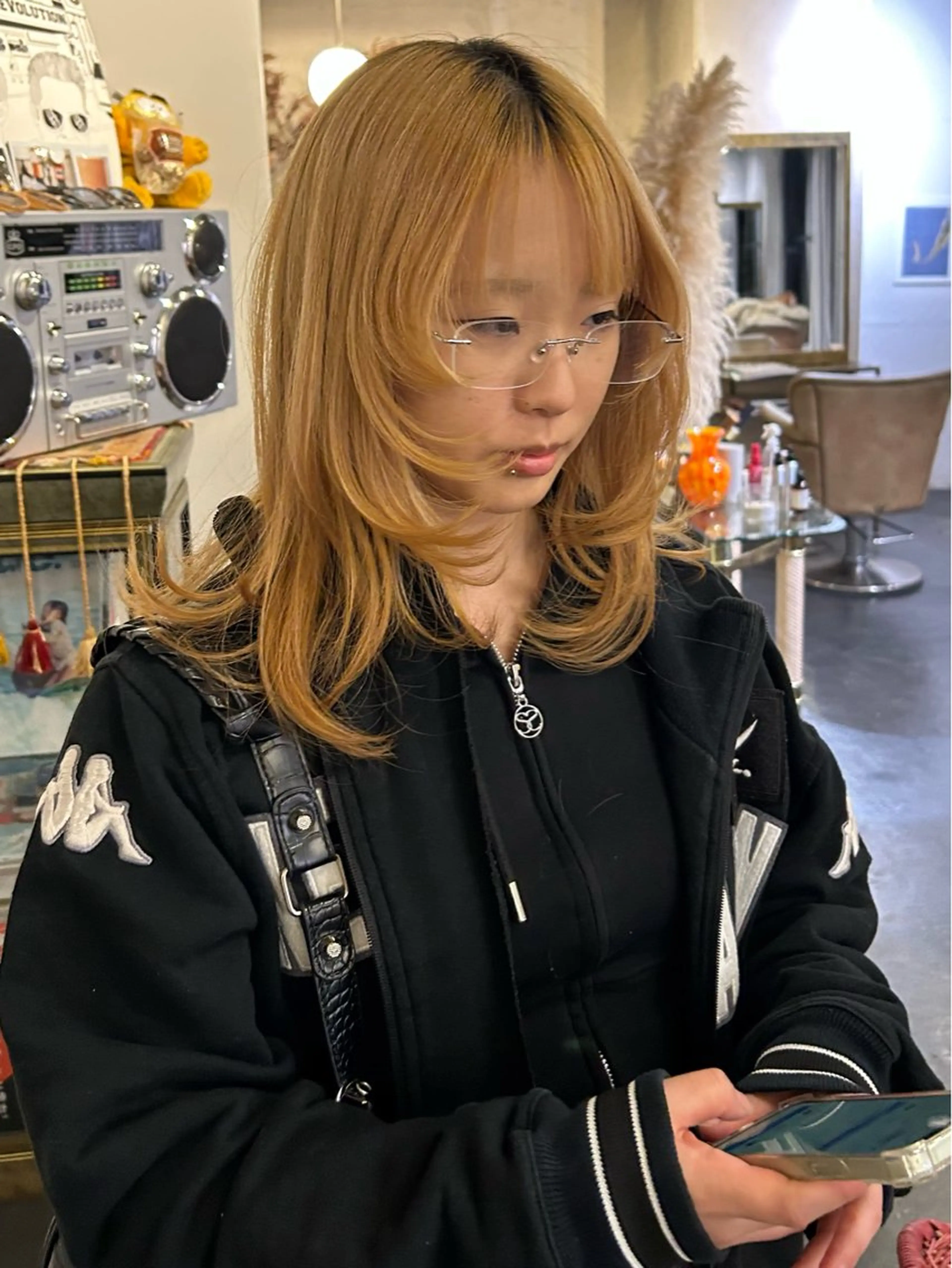 ロング カット はな SPURのヘアスタイル