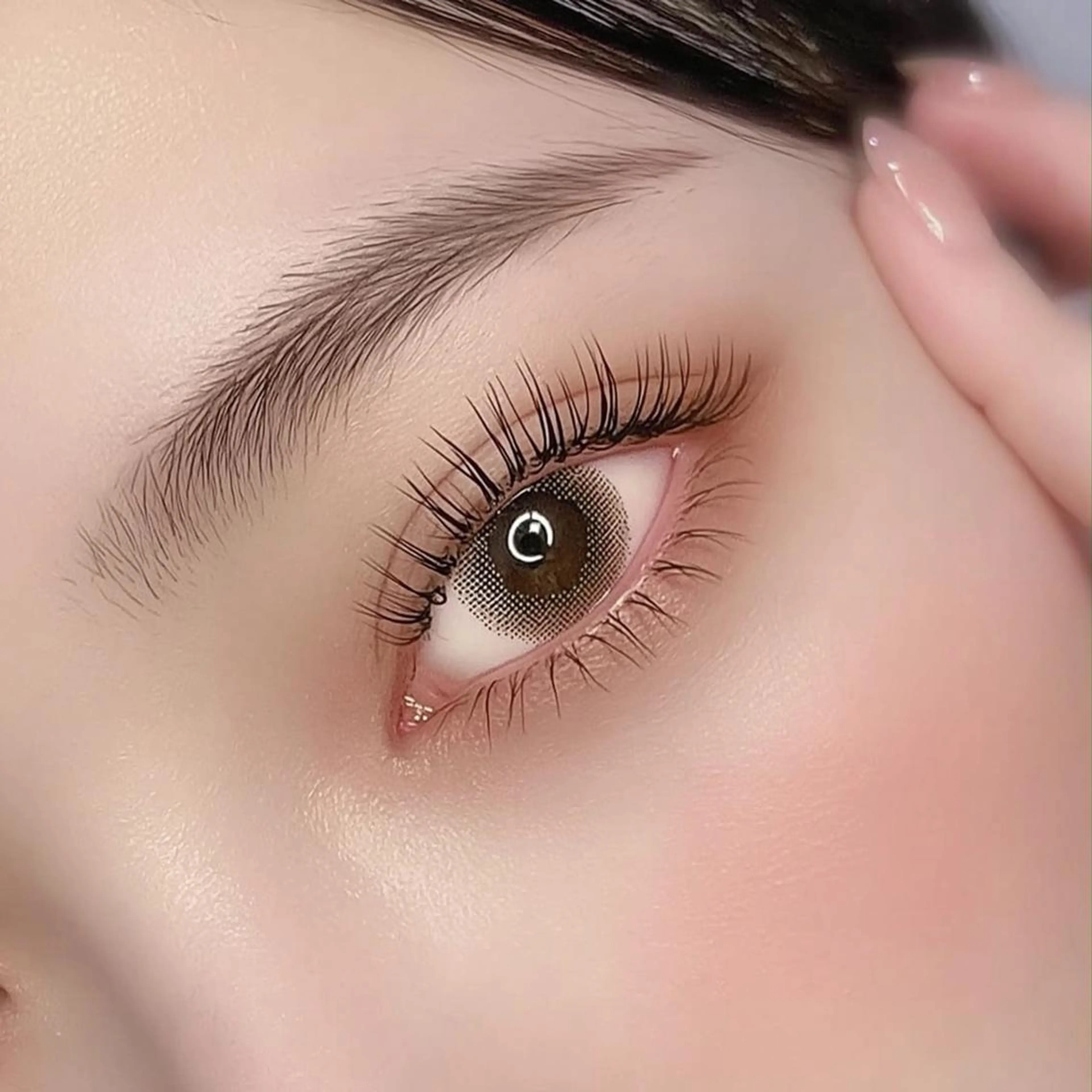 マツエク・マツパ パリジェンヌラッシュリフト まつげパーマ 一重×まつ毛パーマ マツパ 韓国風/束間マツエク /京橋SUZU🖤のマツエク・マツパデザイン