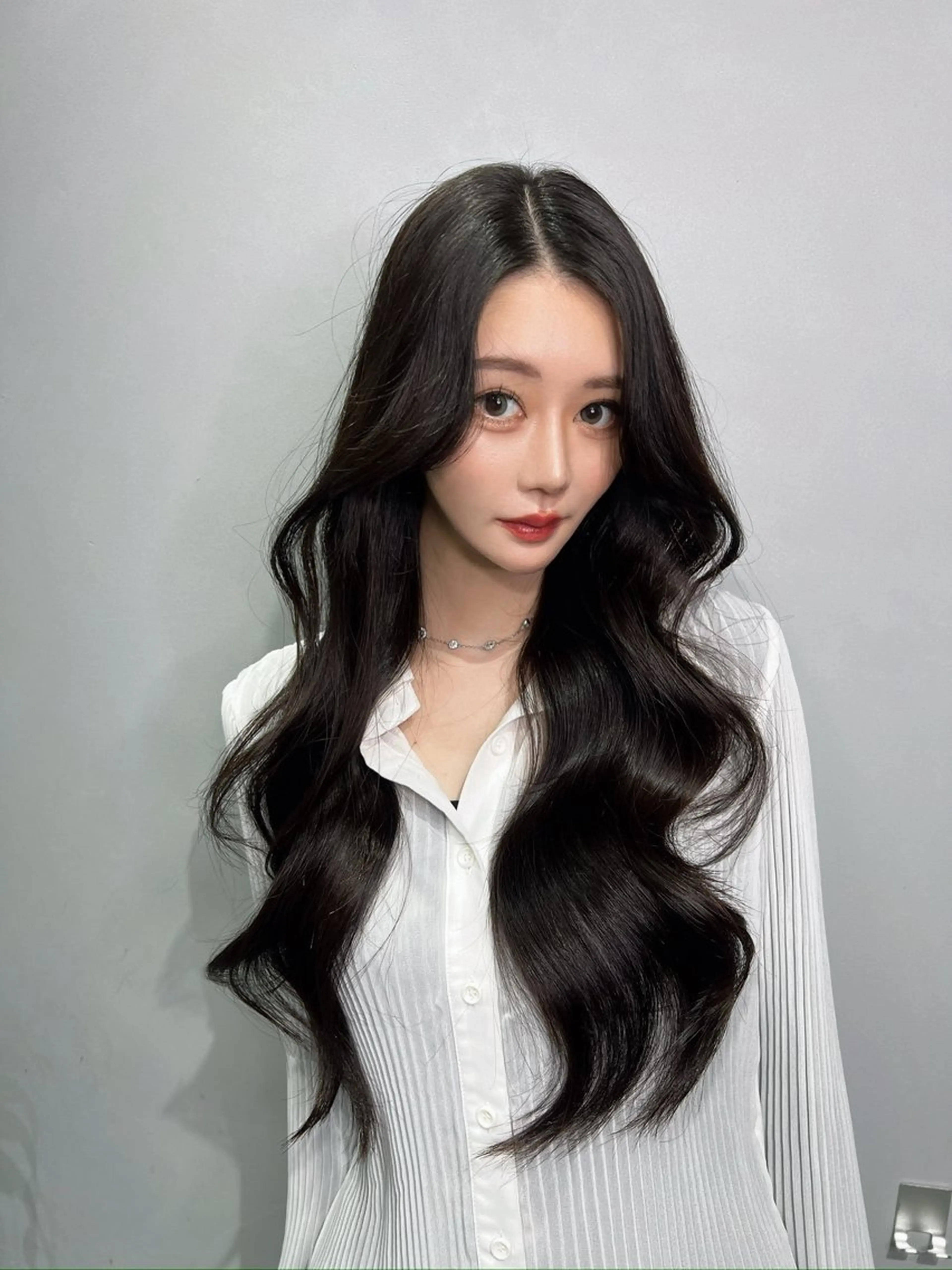 ロング カット トリートメント ワンホン×韓国/ 髪質改善/itaruのヘアスタイル