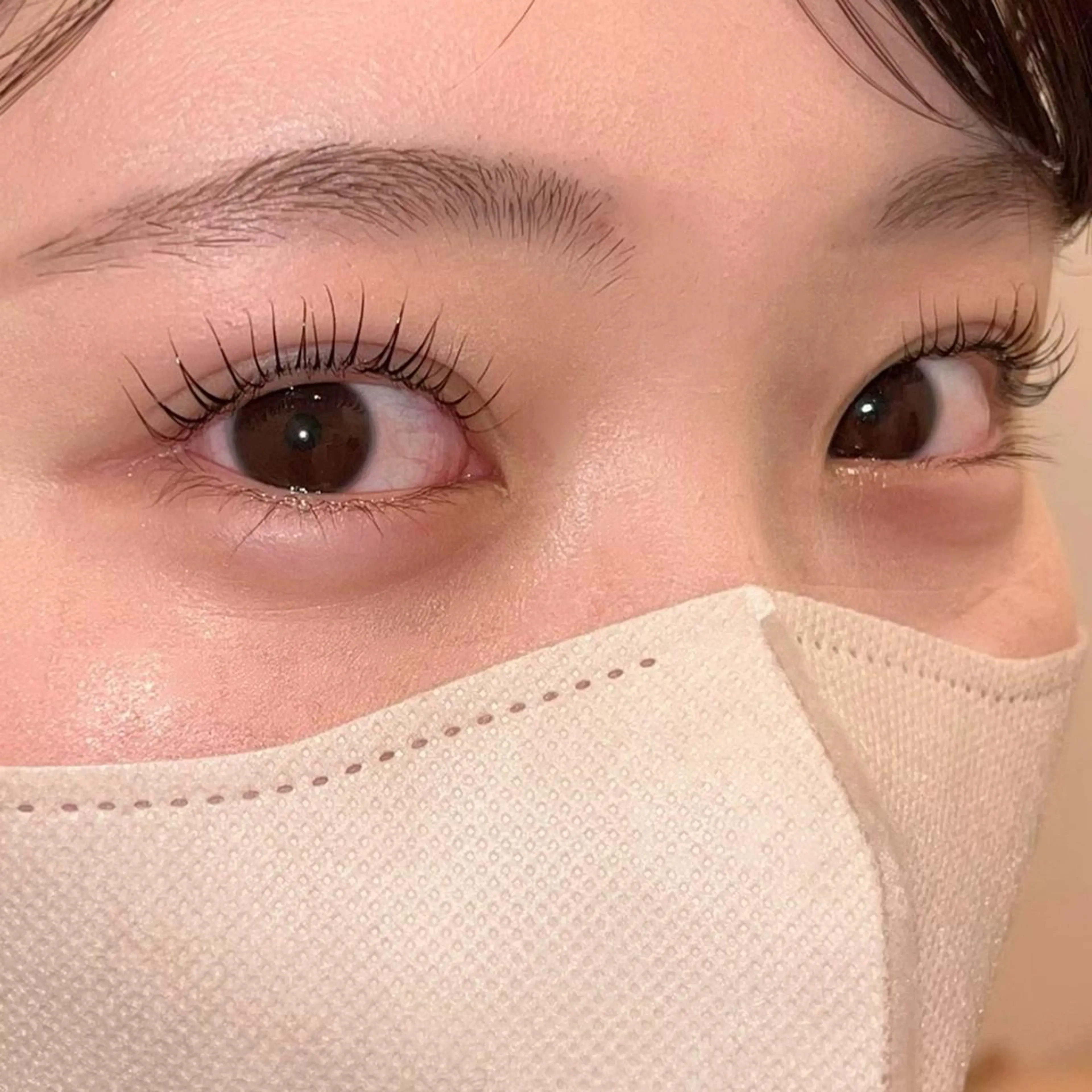 マツエク・マツパ パリジェンヌラッシュリフト まつげパーマ ai一重専門🎀束感 まつげ🫧表参道のマツエク・マツパデザイン