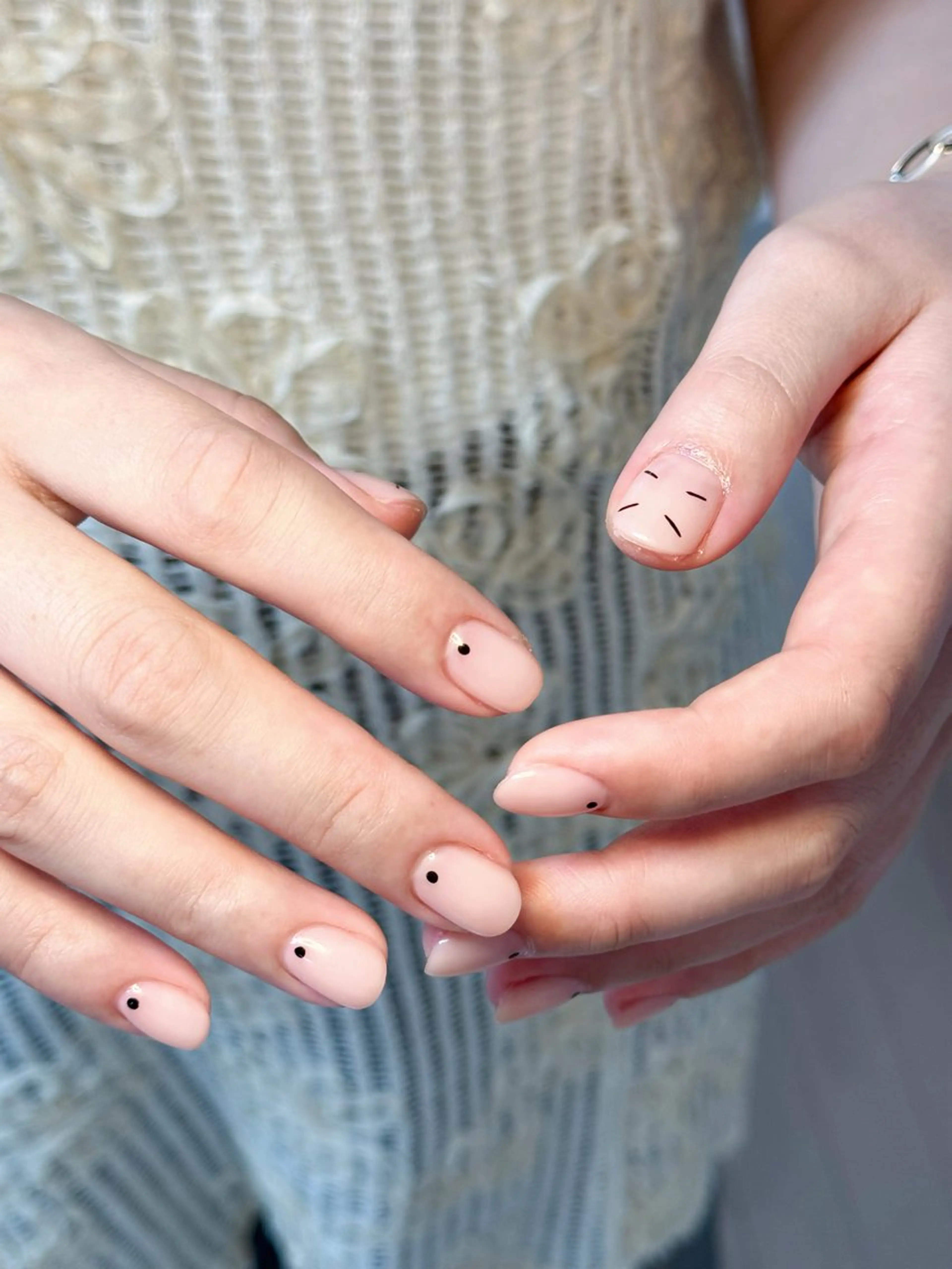 ネイル アートネイル オーロラネイル チークネイル フレンチネイル ガラスフレンチ ハンドネイル 🎀🎀YooLi Nail Salonのネイルデザイン