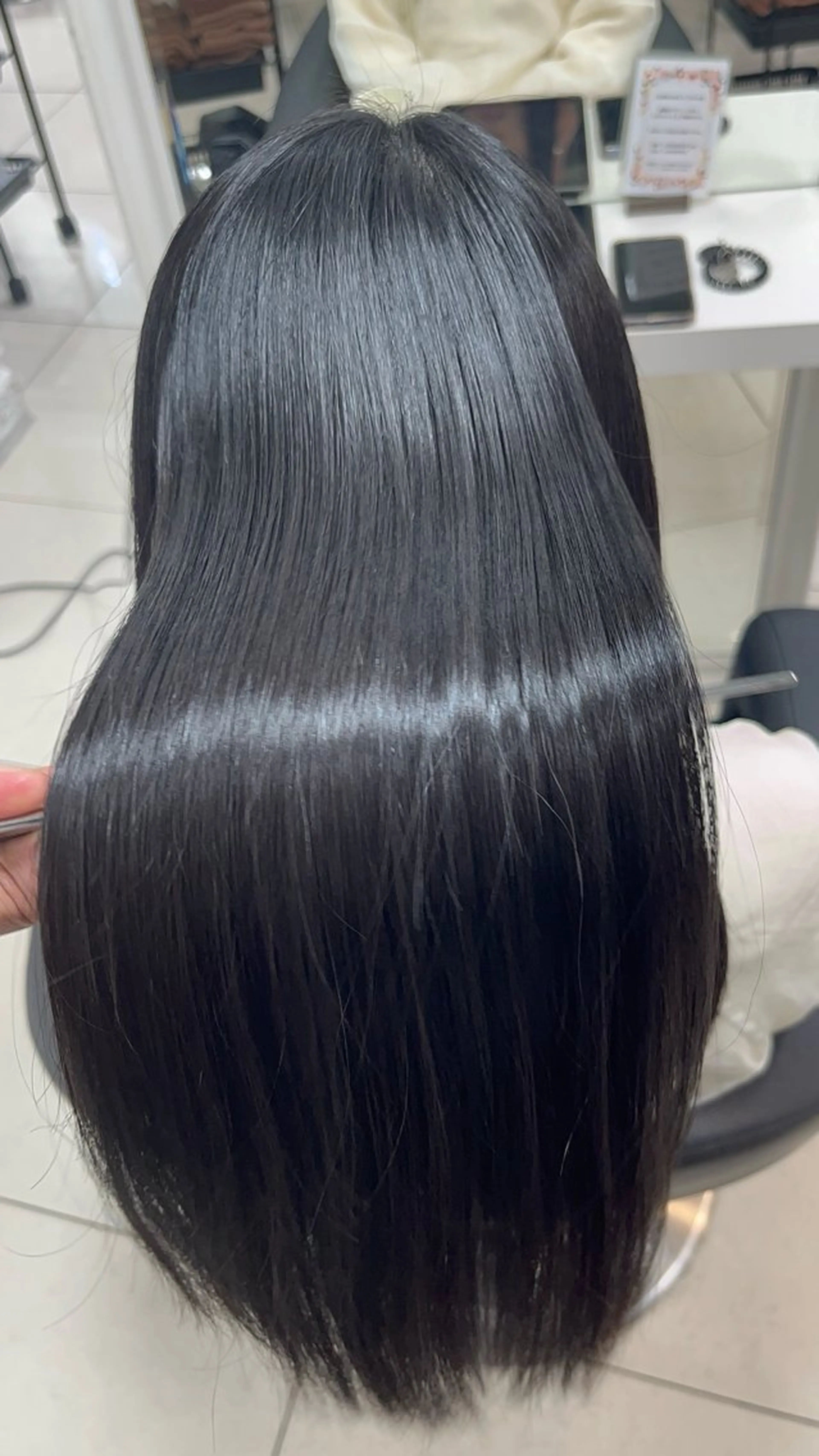 ロング パーマ 似合わせカット 縮毛矯正 カット 縮毛矯正 縮毛矯正指名No.1 艶カラー/SHIMAのヘアスタイル