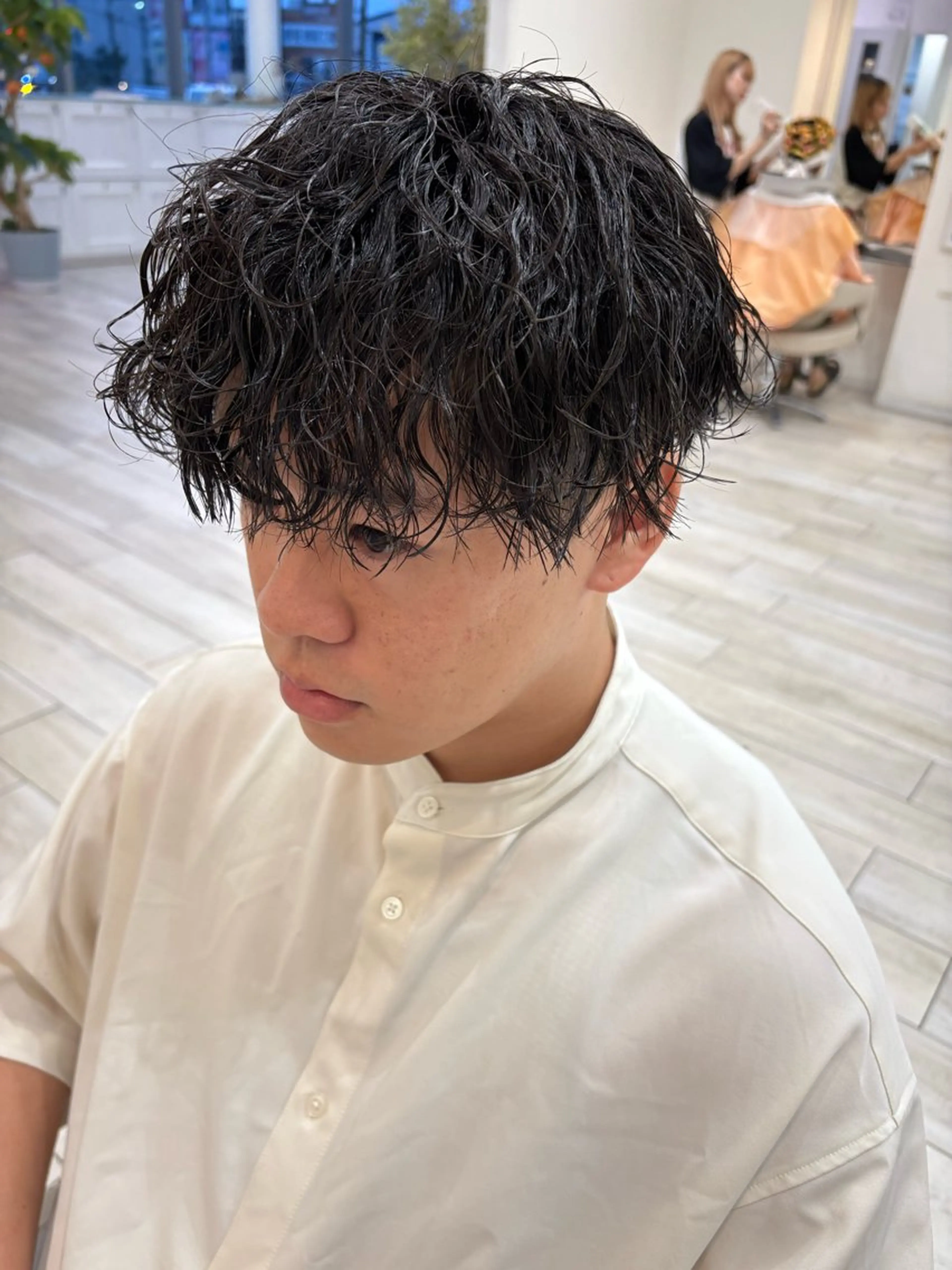 パーマ メンズ 宮川 紗羅のヘアスタイル