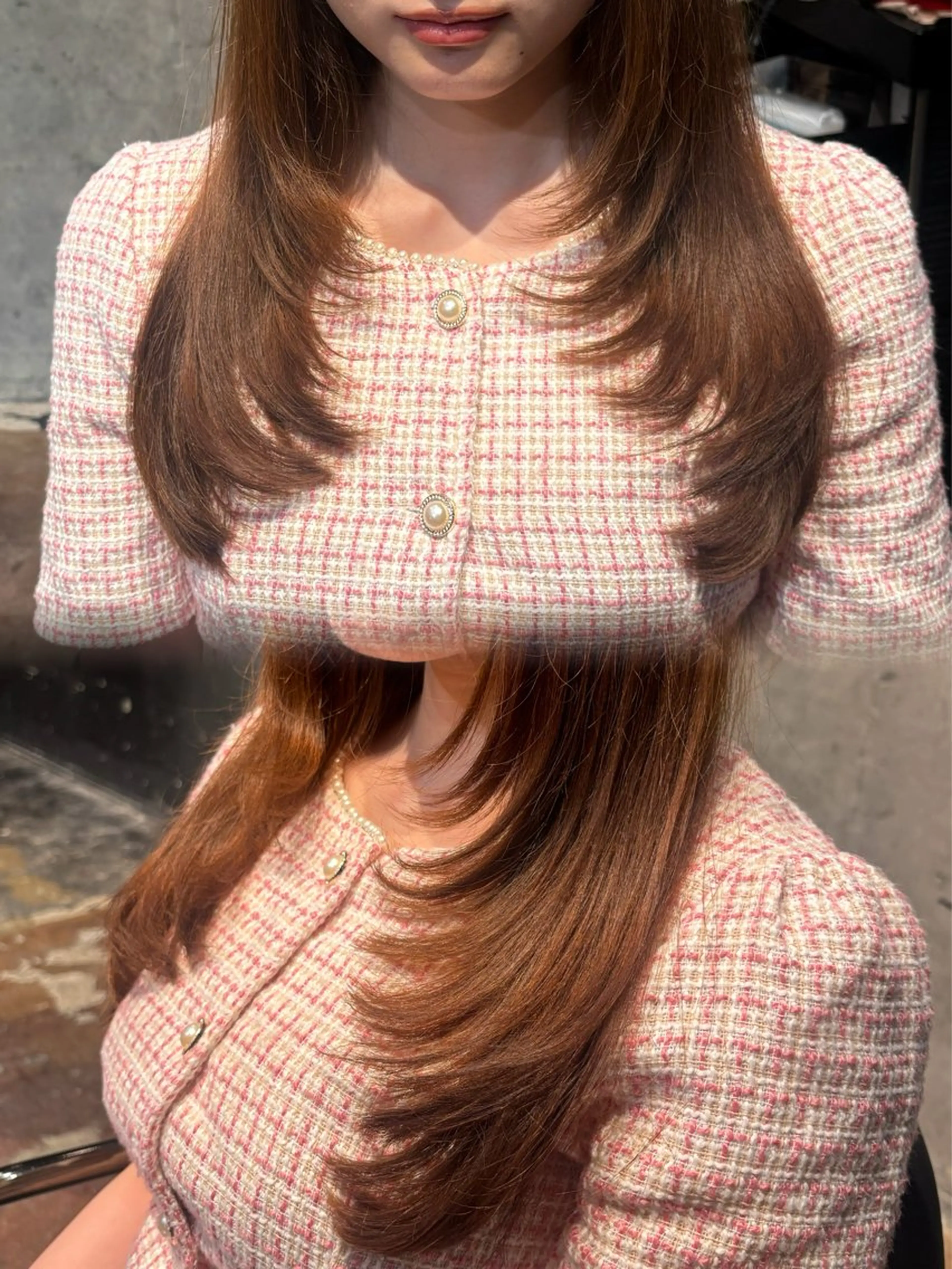 ロング 透明感カラー/ 矯正/まな⭐️のヘアスタイル