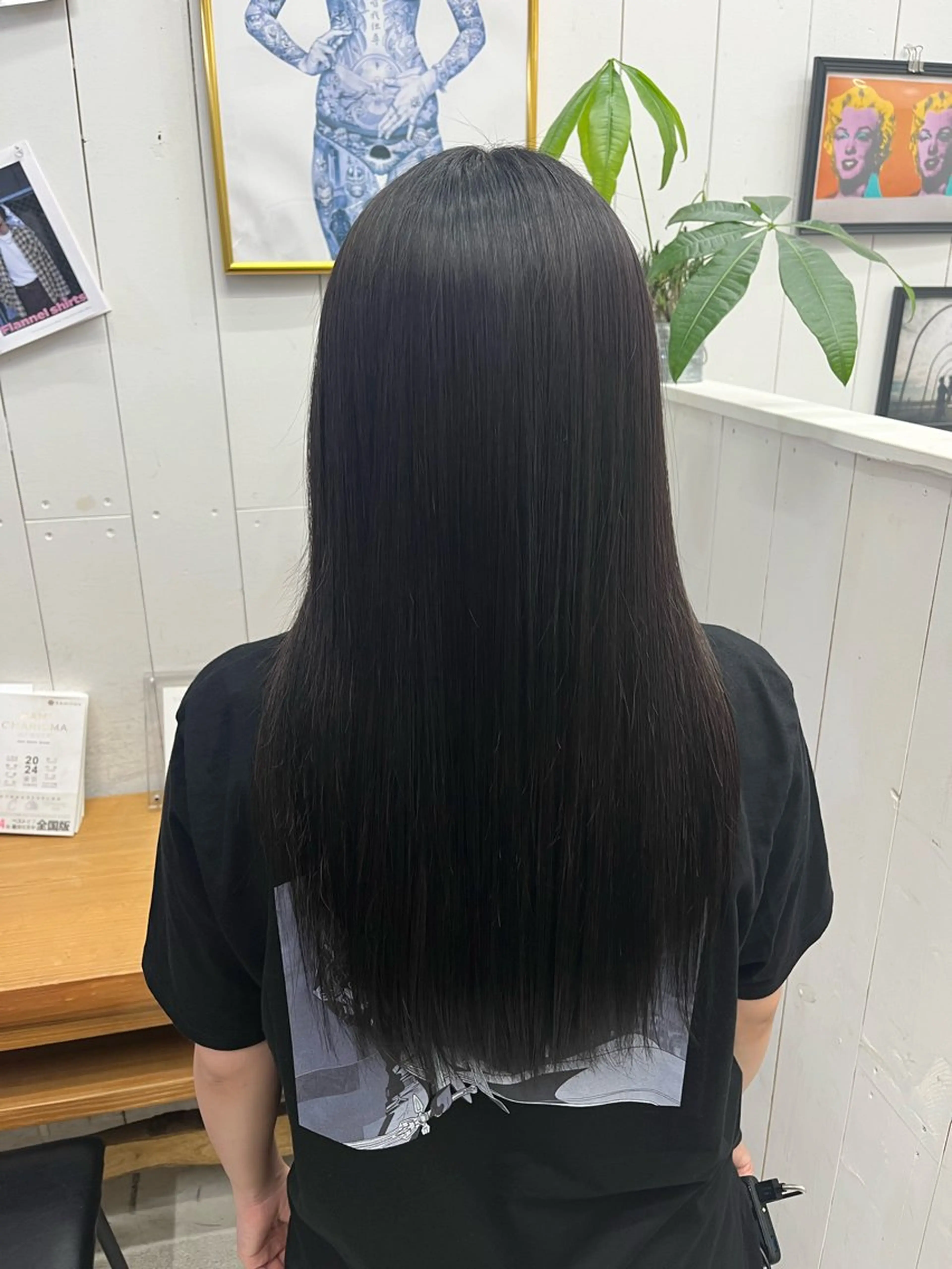 ロング トリートメント ヘアカラー トリートメント VENICE MIKIのヘアスタイル