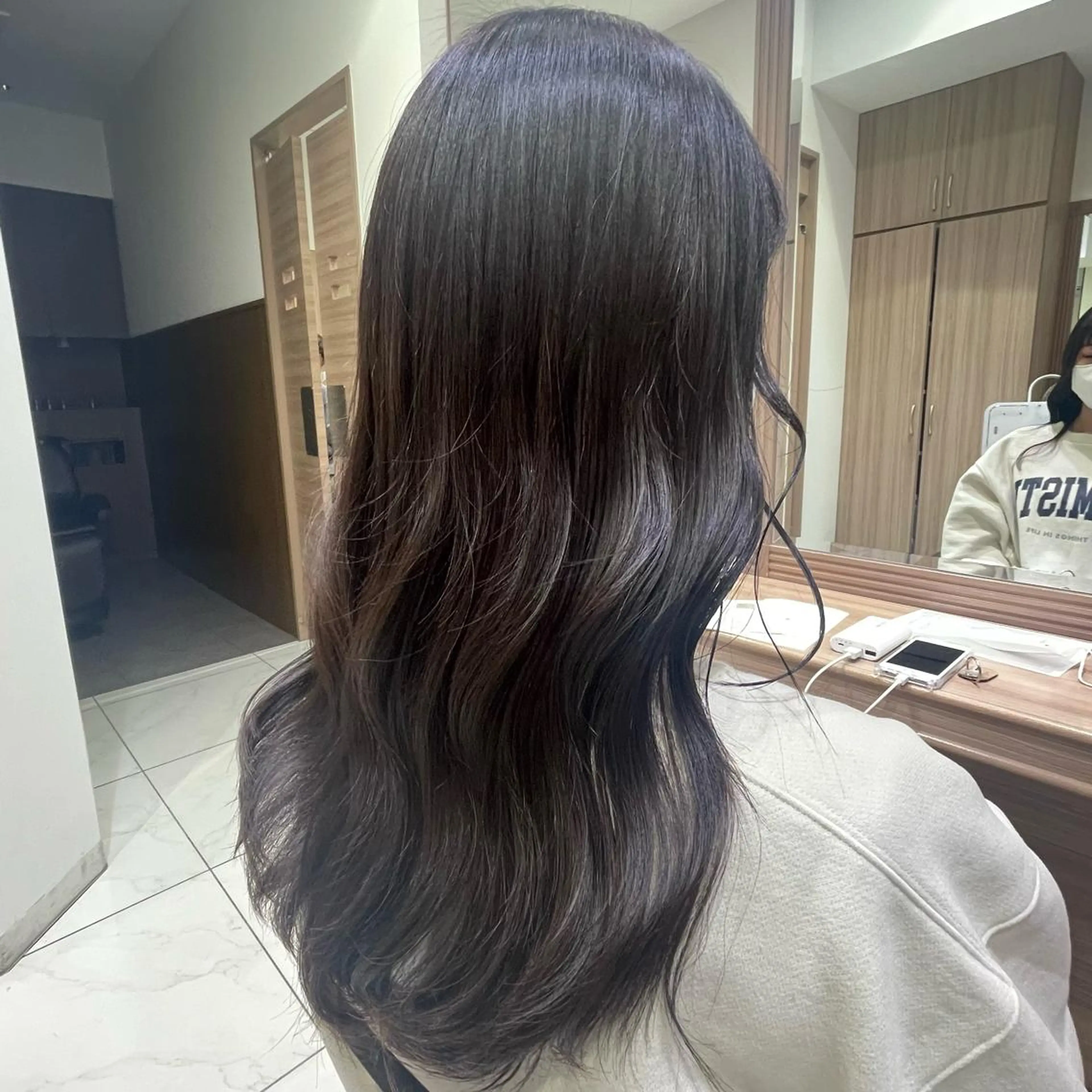 セミロング カラー 艶カラー みゆう🎀のヘアスタイル