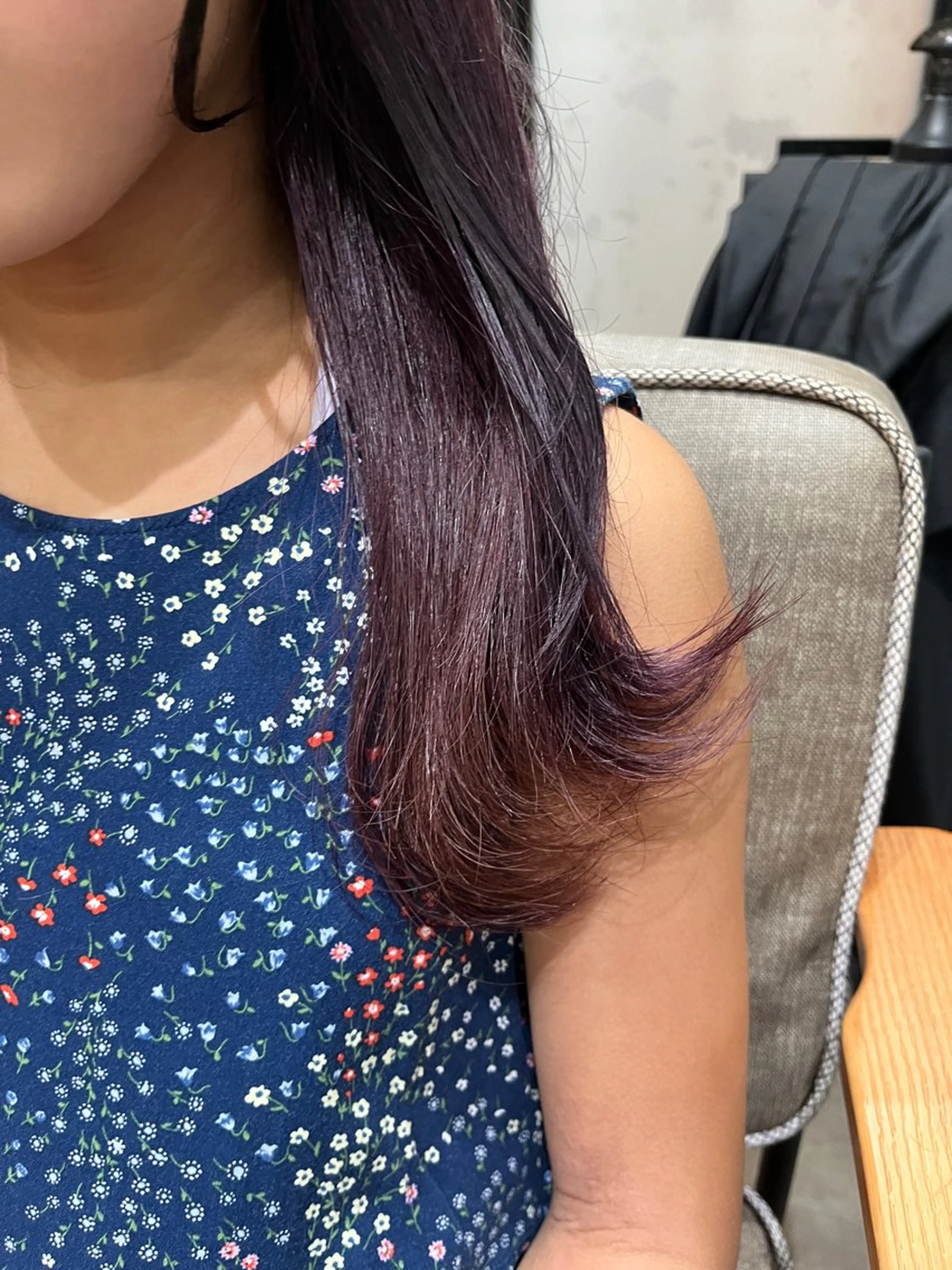 セミロング カラー パーマ ヘアアレンジ メンズ キッズ ネイル マツエク・マツパ アイブロウ メンズブリーチ メンズハイライト メンズインナーカラー メンズ韓国風 ブリーチ カット ヘアカラー ヘアセット 久木原 ゆりのヘアスタイル