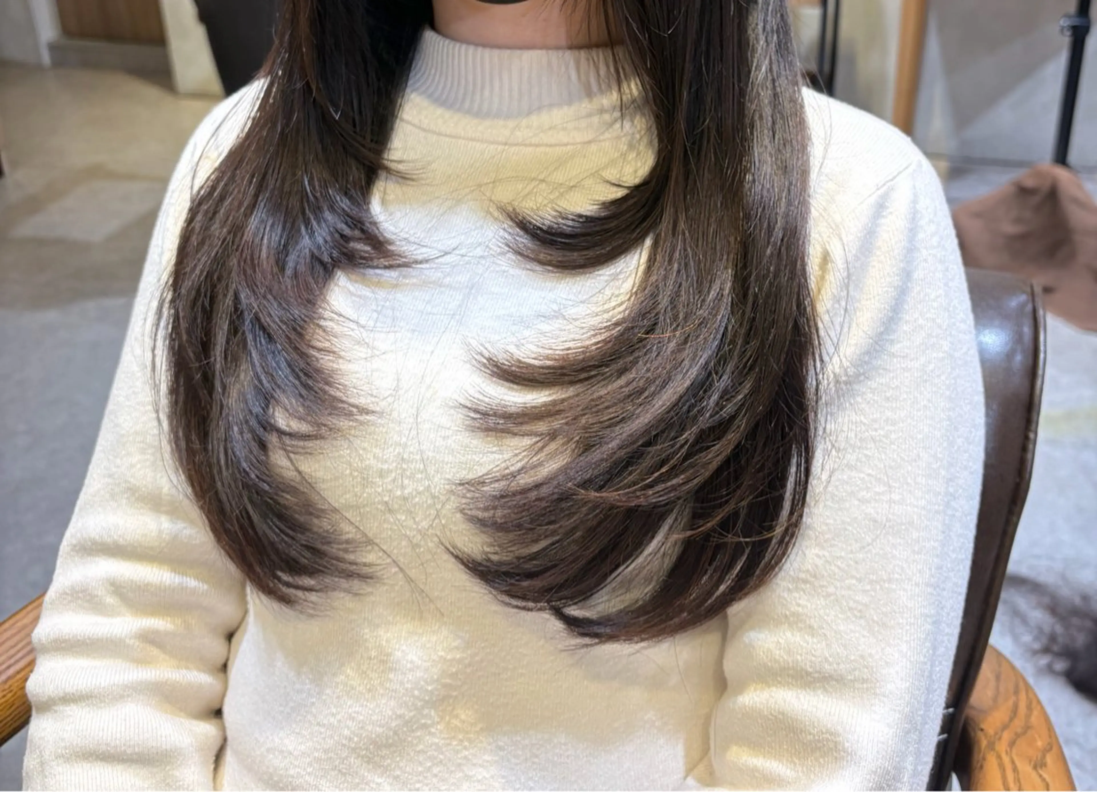 ロング 皆川 優奈のヘアスタイル