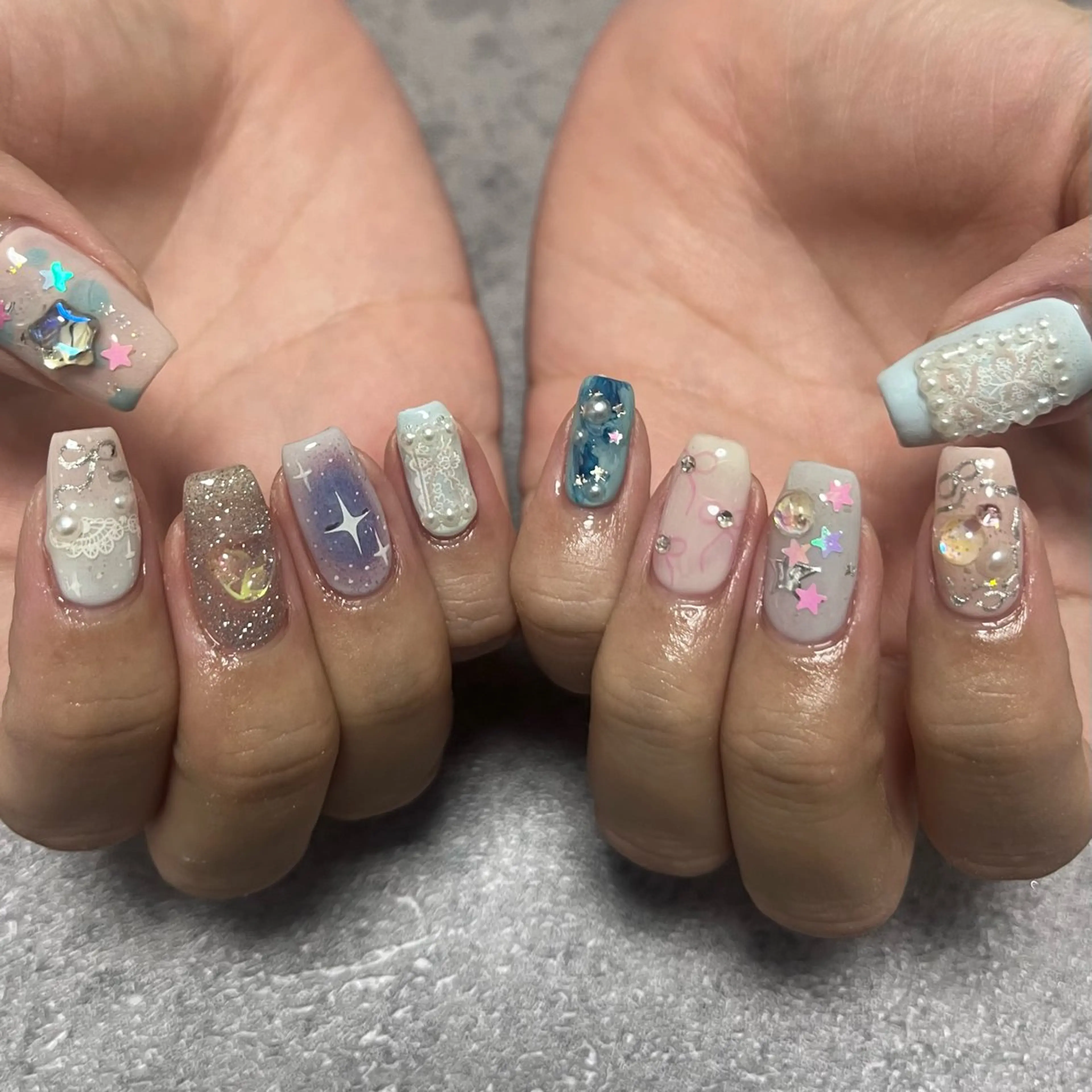 ネイル KUU🎀♥⑅ フィルイン対応サロンのネイルデザイン