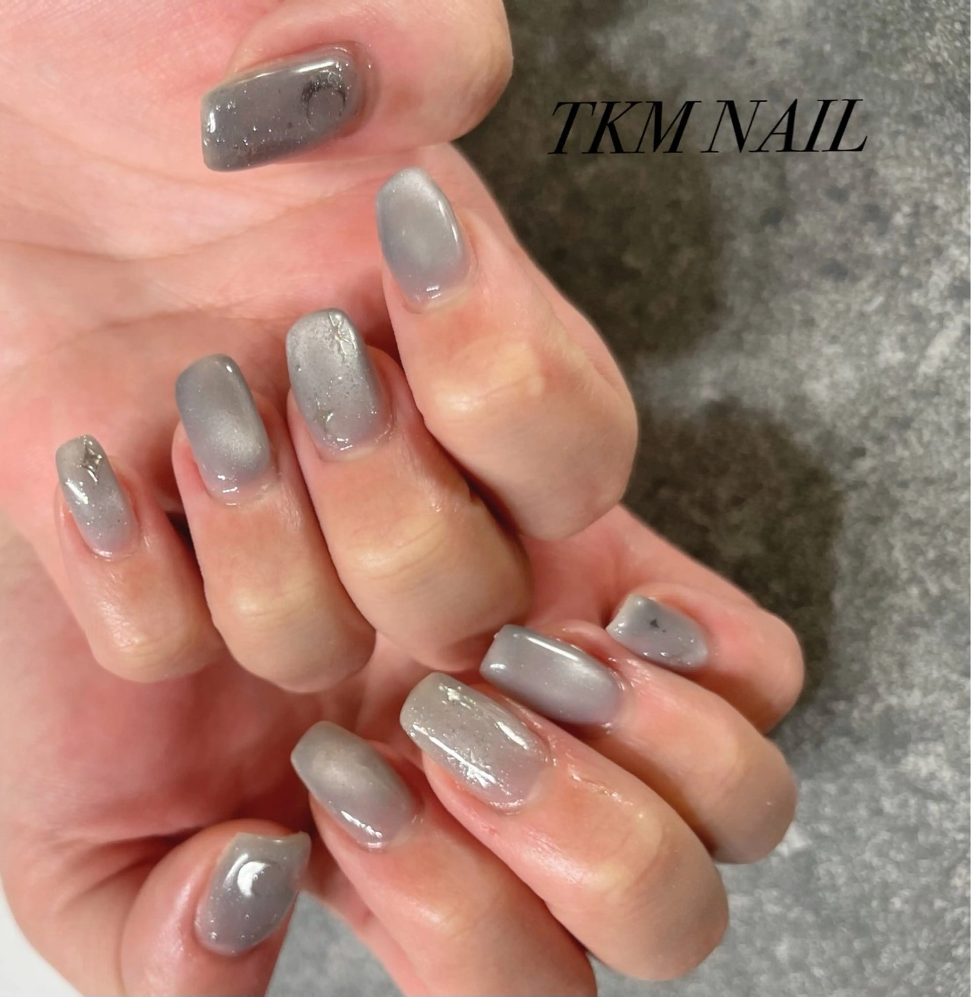 ネイル マグネットネイル シンプルネイル ______ TKM  NAILのネイルデザイン
