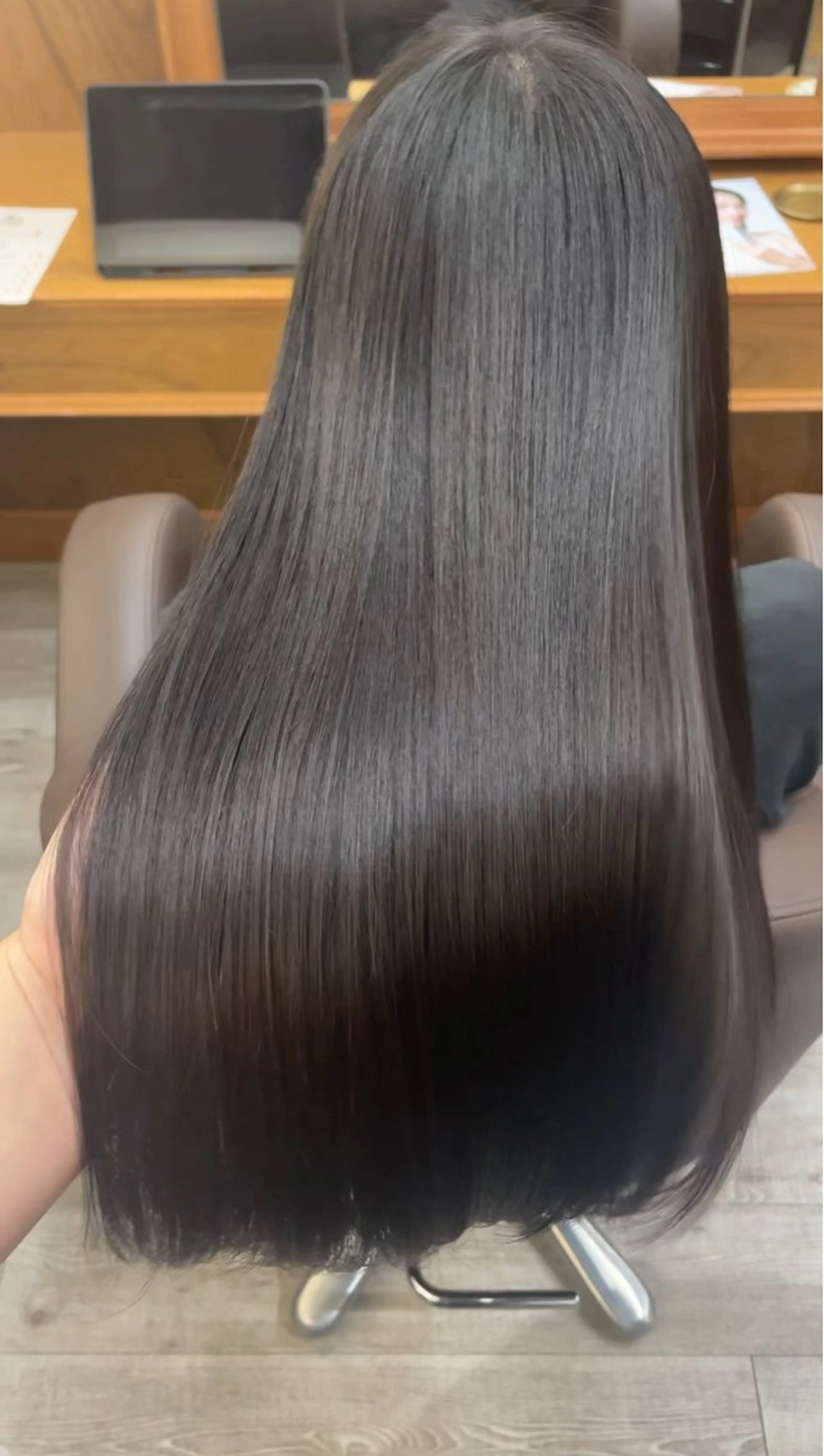 ロング 縮毛矯正 トリートメント れい|髪質改善| カラー|高槻|大阪のヘアスタイル