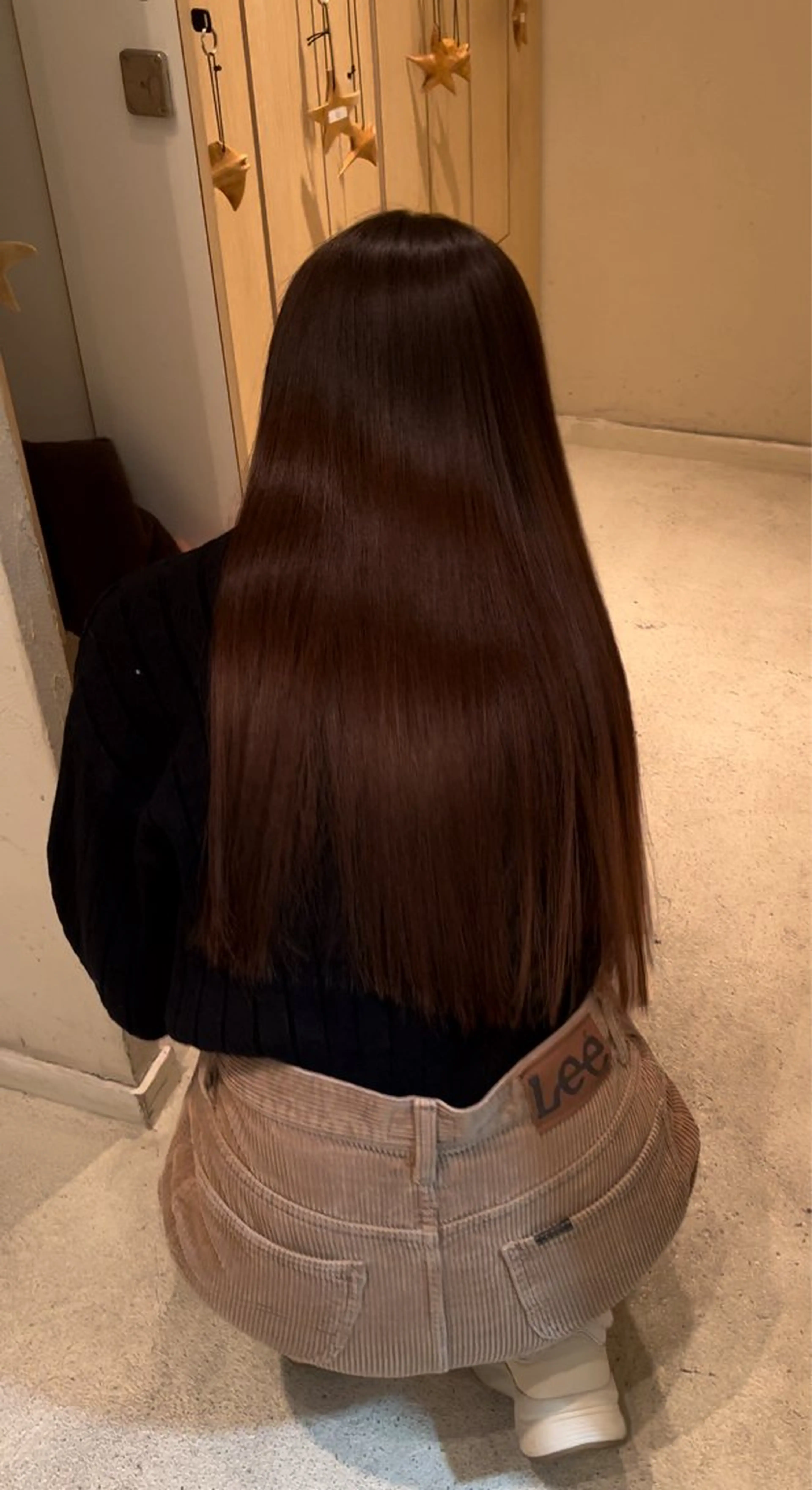 ロング 髪質改善 縮毛矯正 トリートメント 酸性ストレート 髪質改善/酸性ストレ ート/ブリーチ縮毛のヘアスタイル