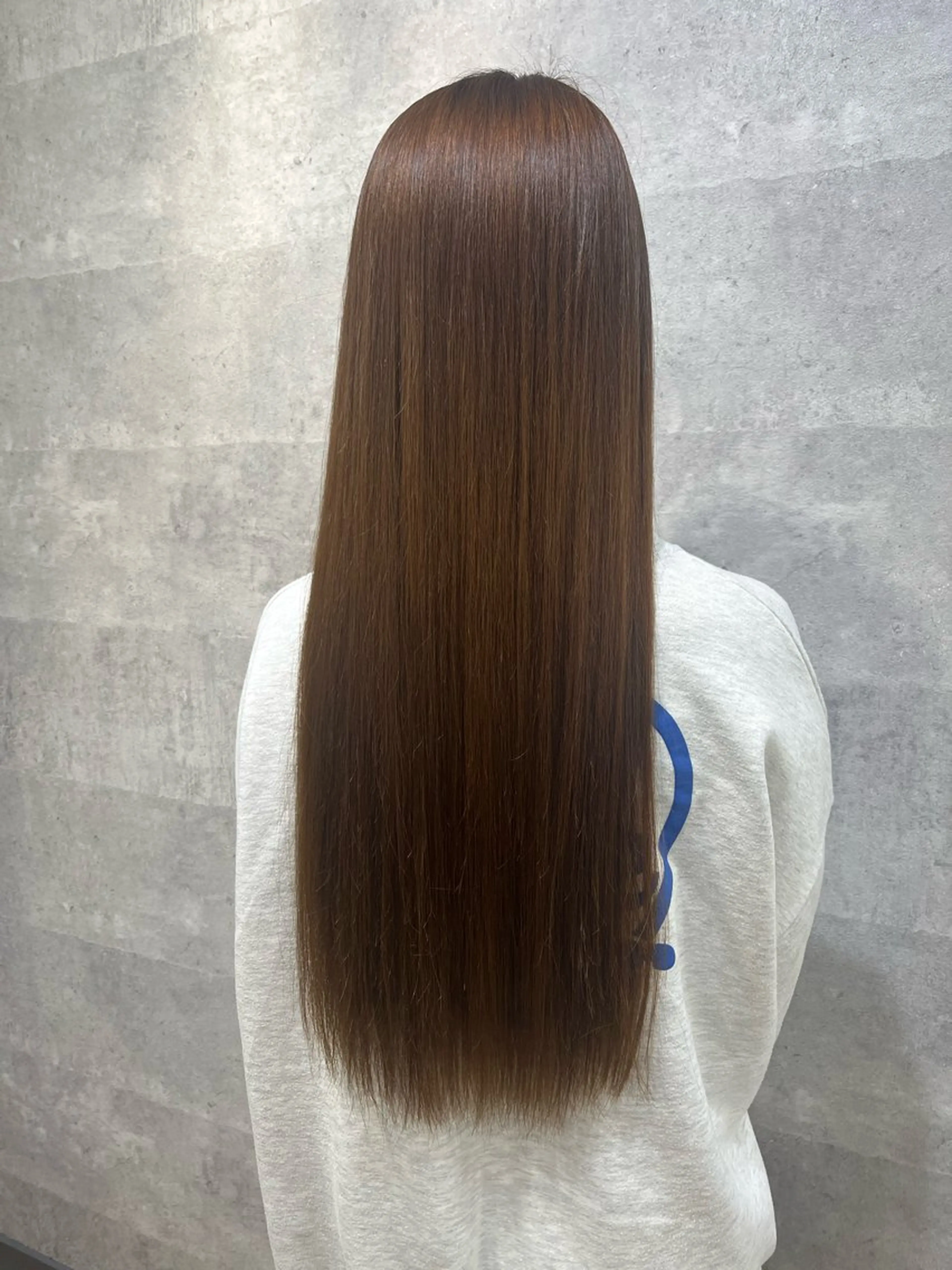 ロング カラー 中園紫音 cutwells郡山のヘアスタイル