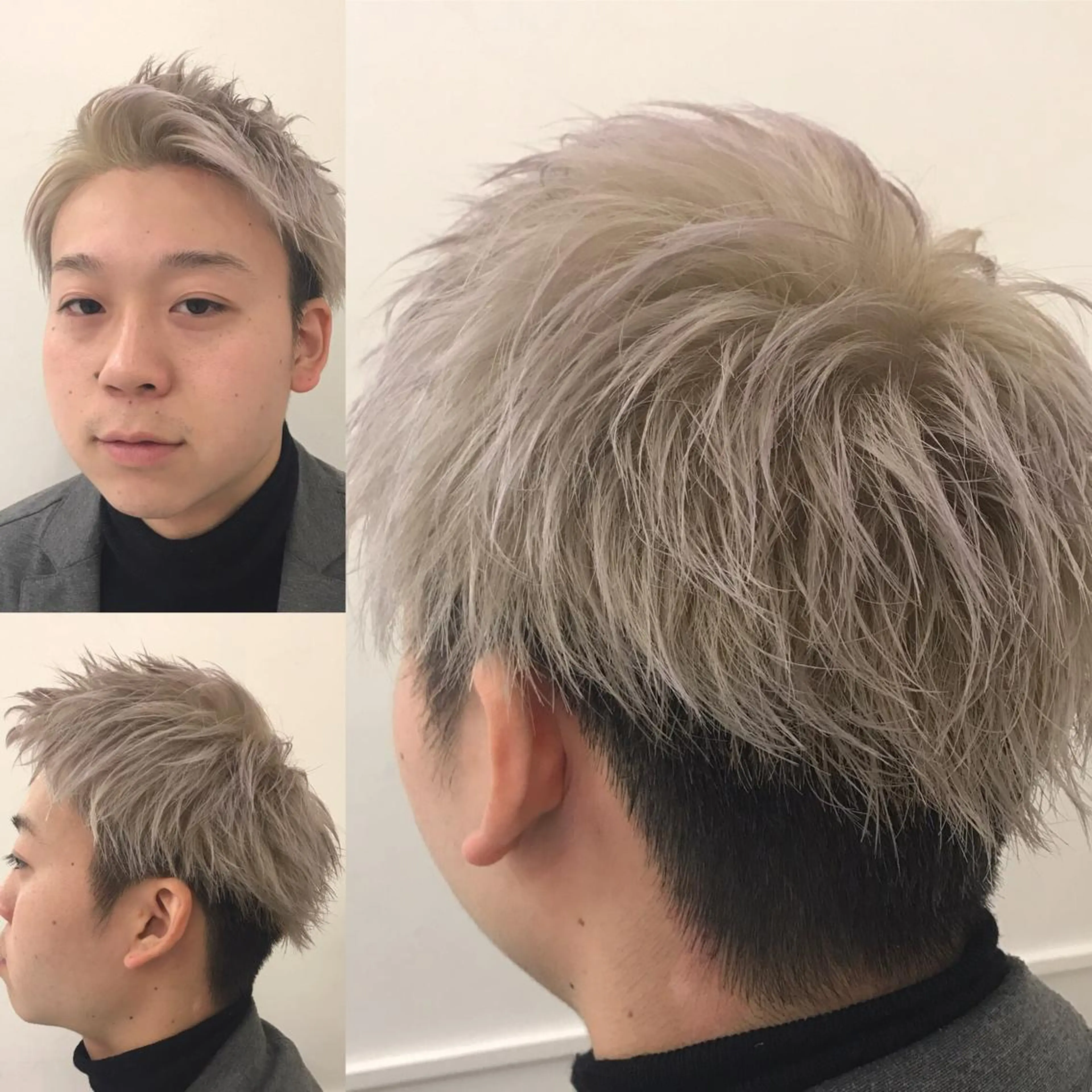 ショート カラー 縮毛/レイヤー 韓国/橋口のヘアスタイル