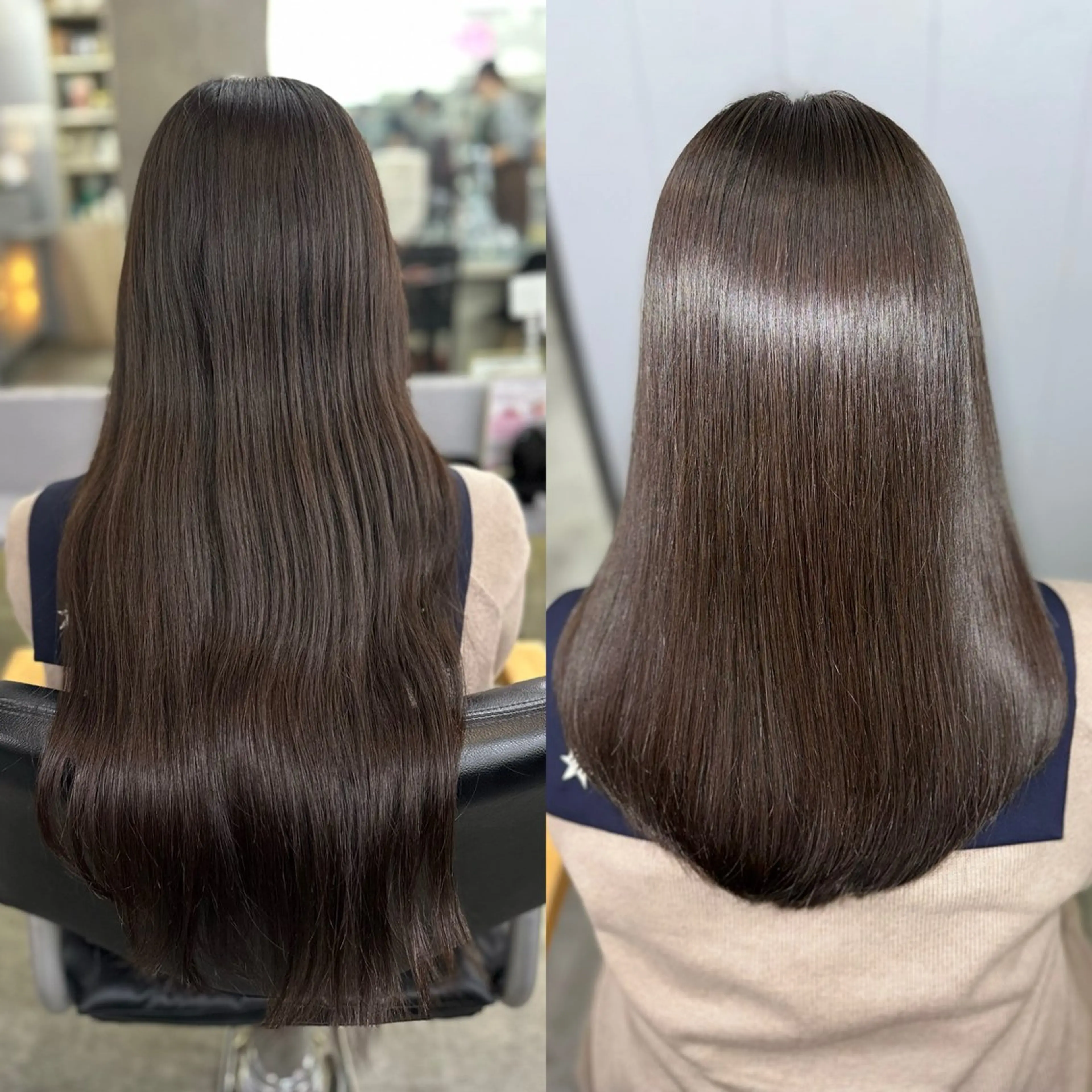 ロング 縮毛矯正×ボブ💎 髪質改善/木下のヘアスタイル