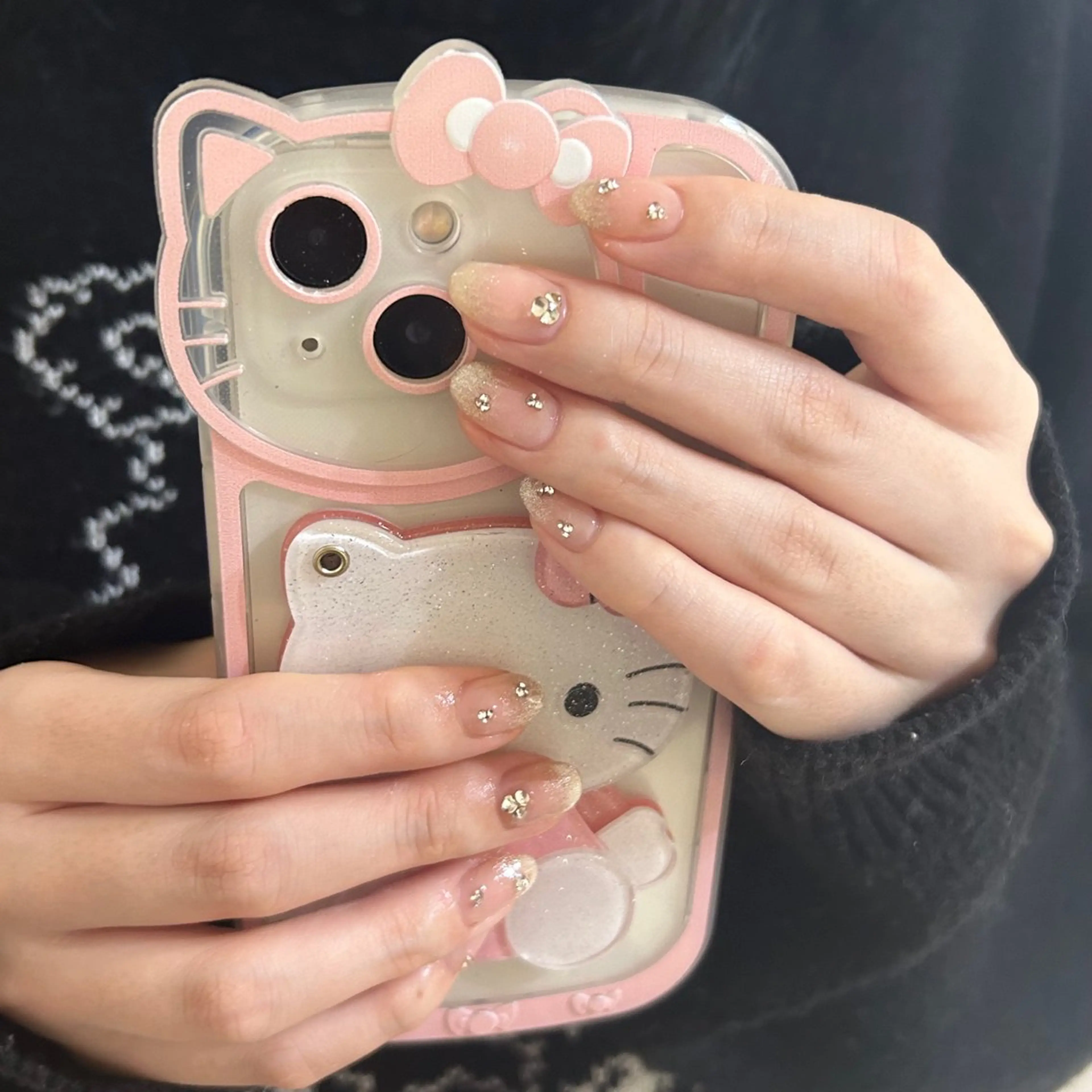 ネイル ブルー フットネイル ジェルネイル キラキラネイル 韓国ネイル RooM -mizuki-のネイルデザイン