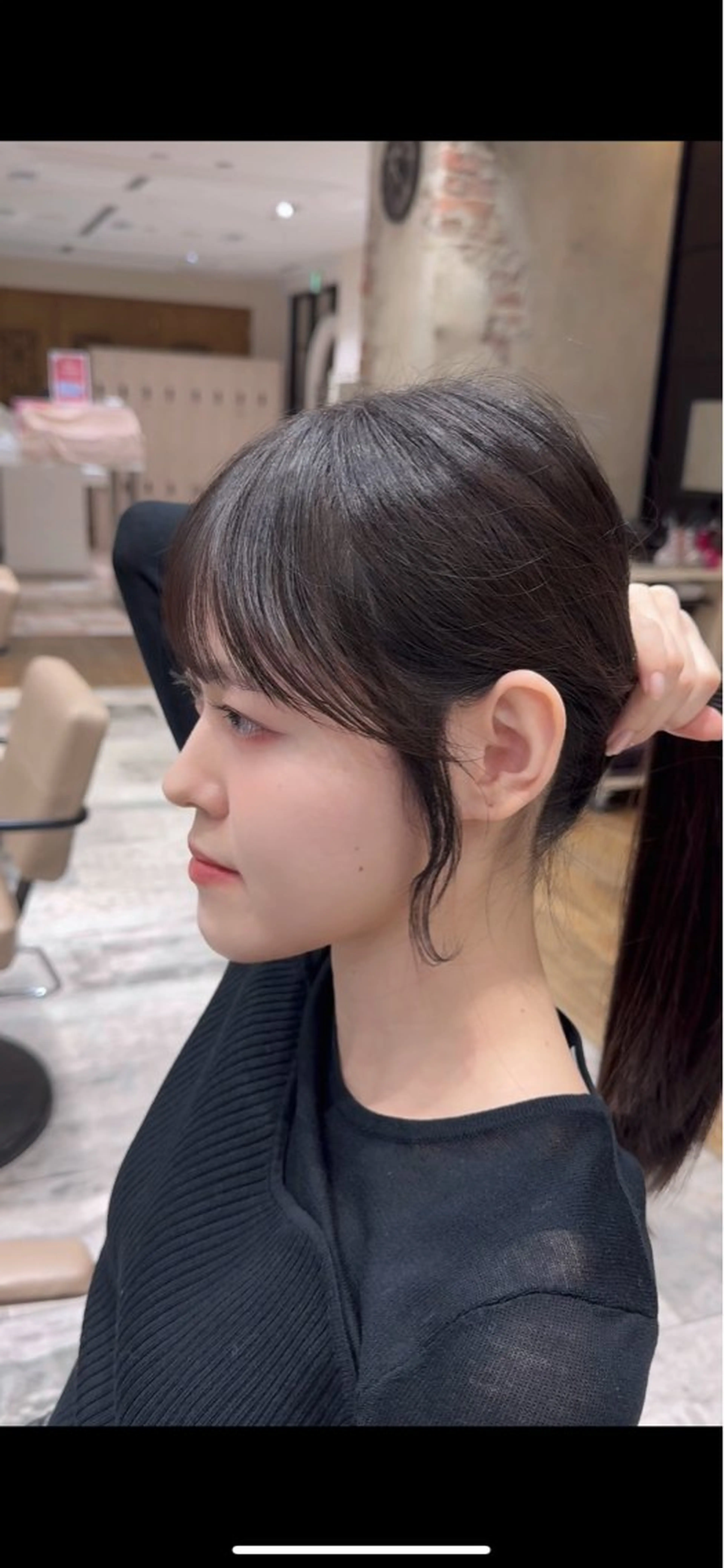 カット ヘアカラー トリートメント 新宿/レイヤー 顔周りカット溝手優太のヘアスタイル