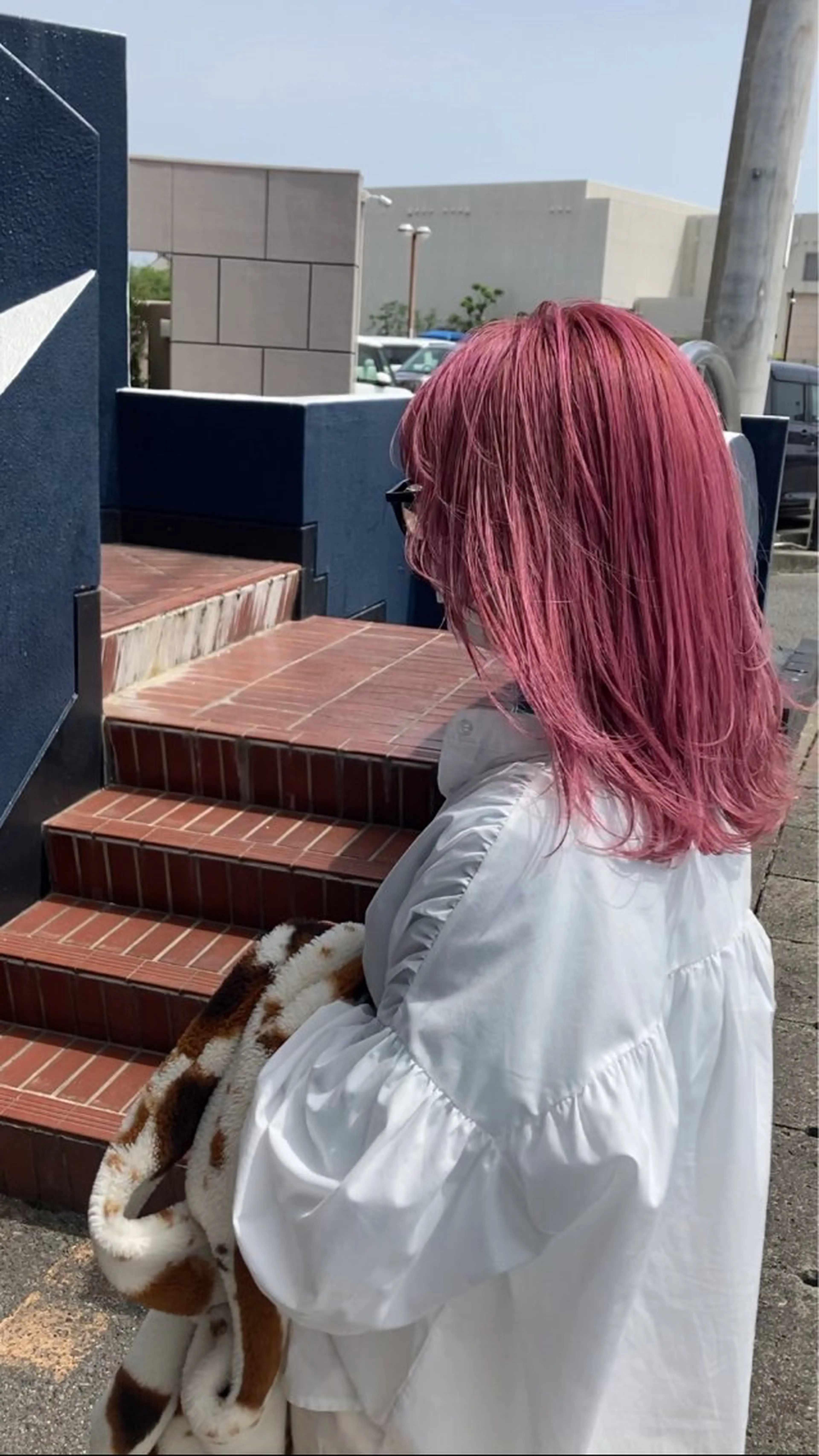 セミロング カット ヘアカラー パーマ 縮毛矯正 大谷 哲基のヘアスタイル