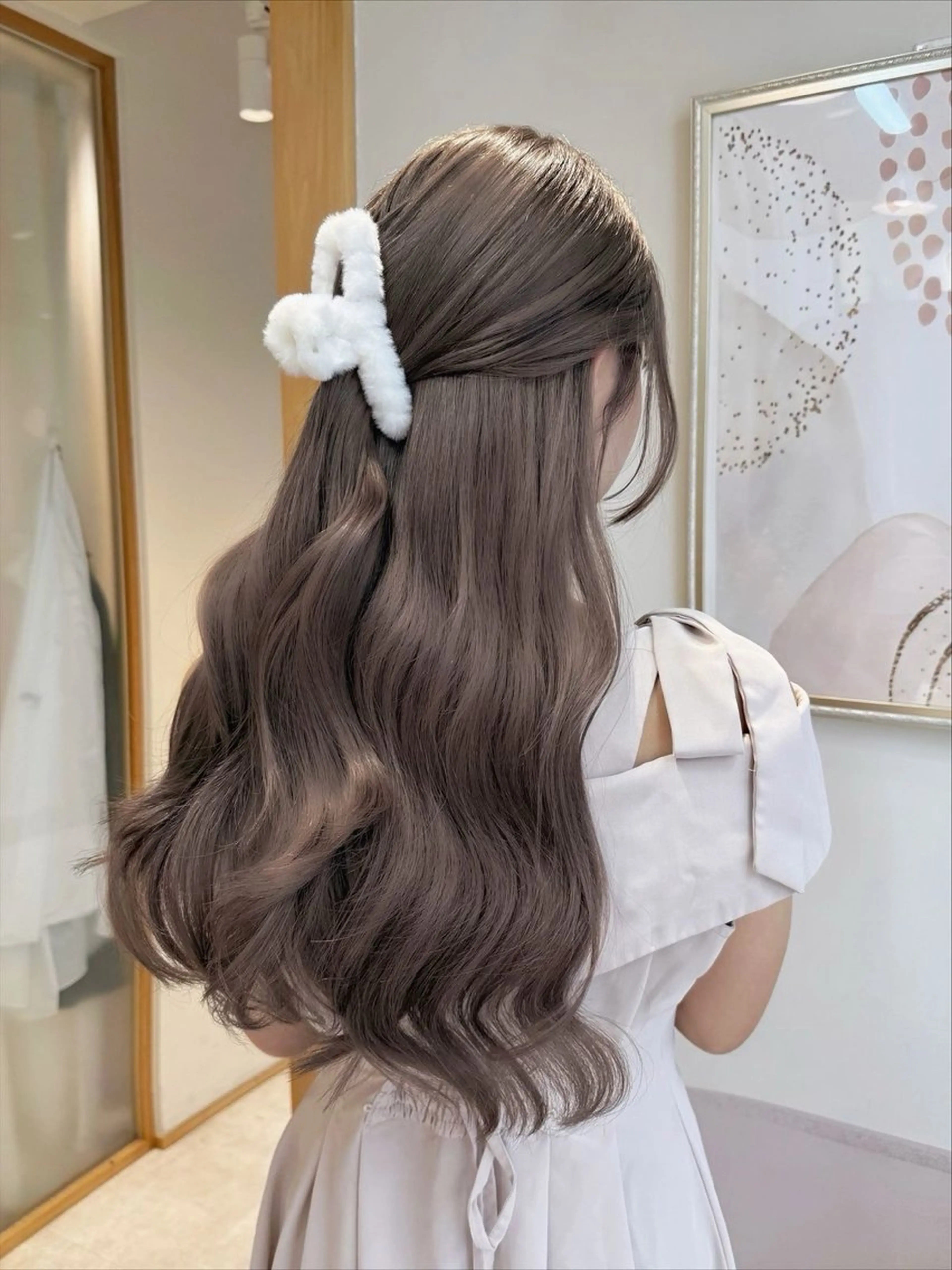 ⭐️モデル様募集⭐️上品✖️モテ♡ベージュ系ワンカラー➕ トリートメント🎵の写真