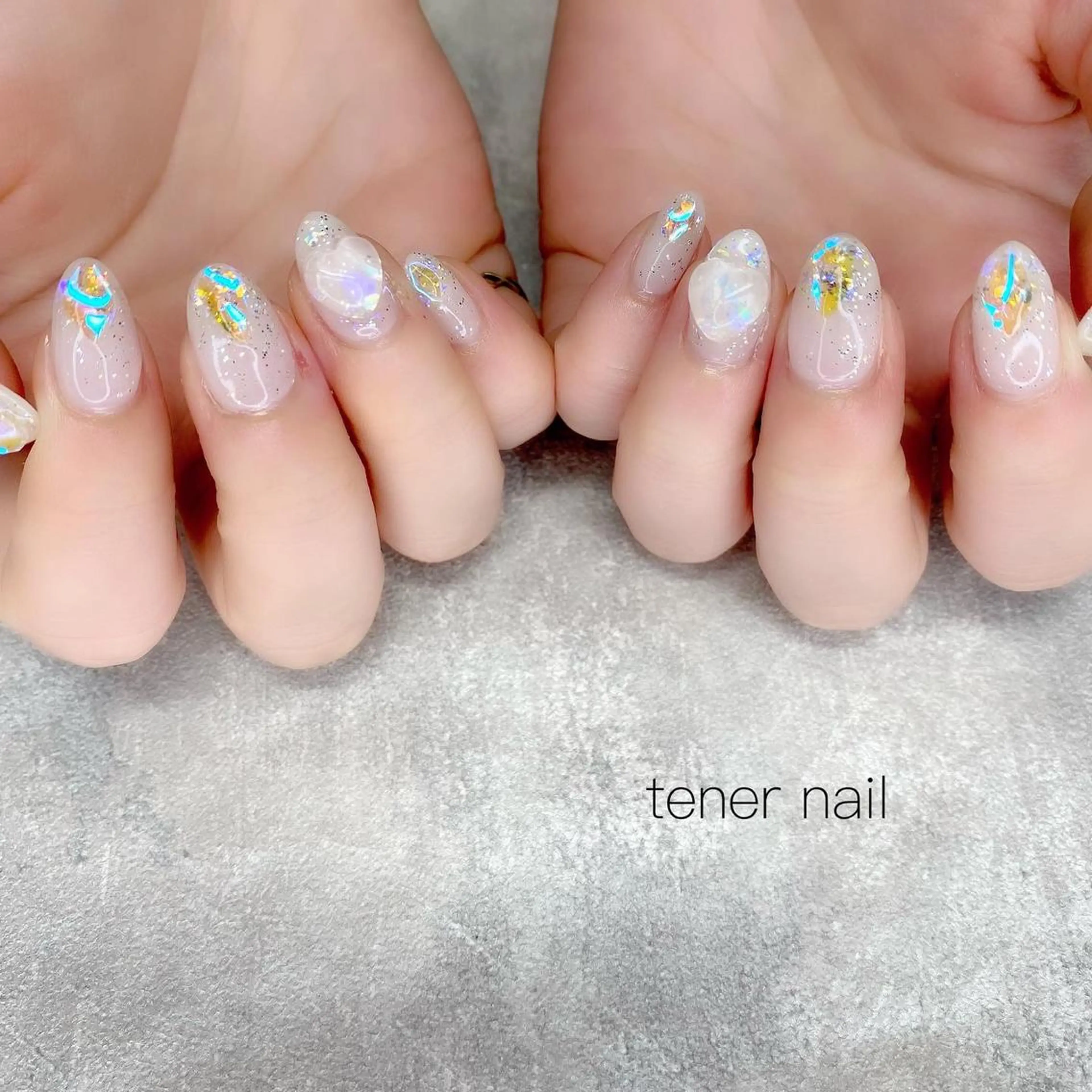 ネイル ストーンネイル テネルネイル tener nailのネイルデザイン