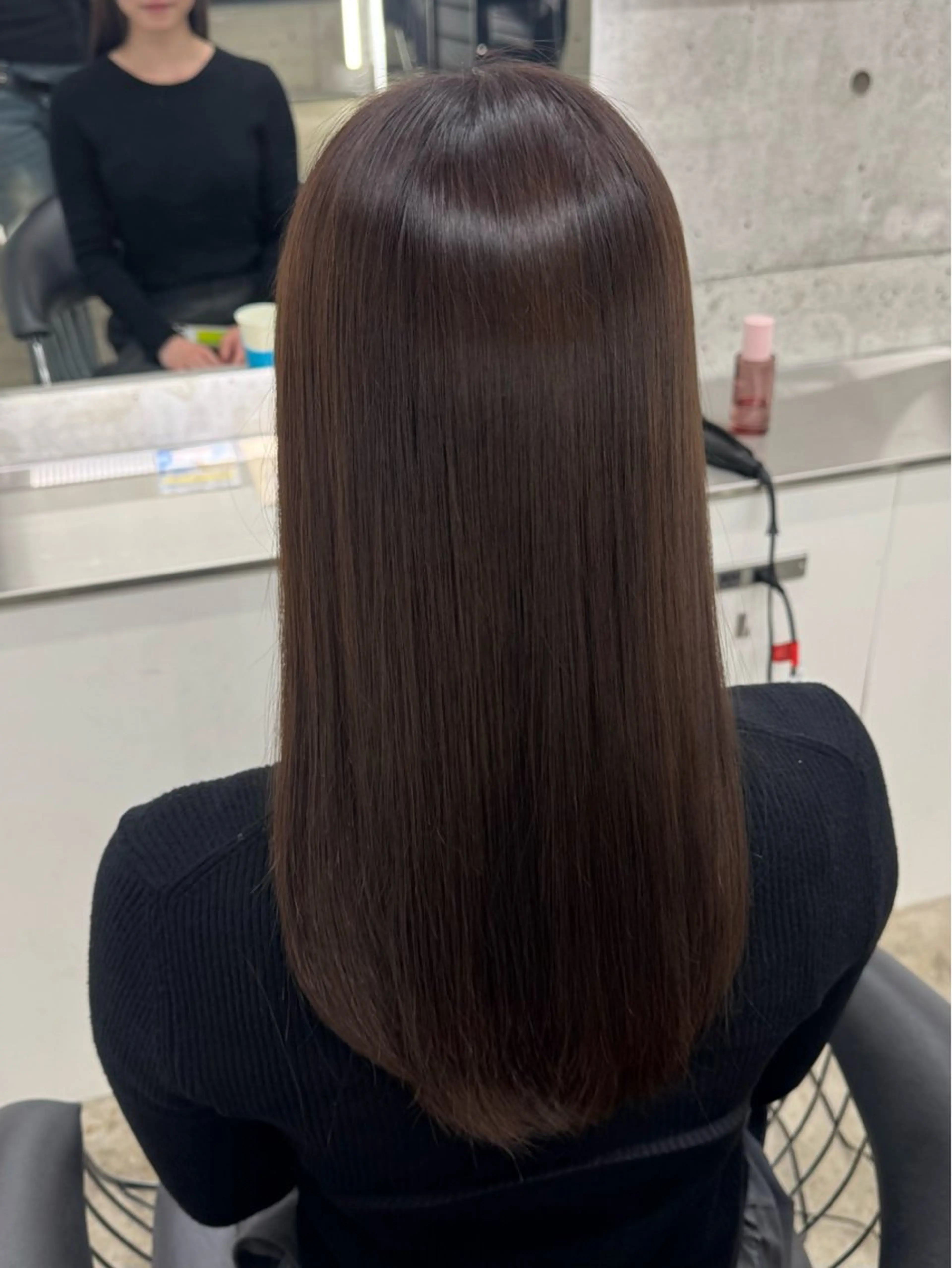 ロング カラー 菅野 真帆のヘアスタイル