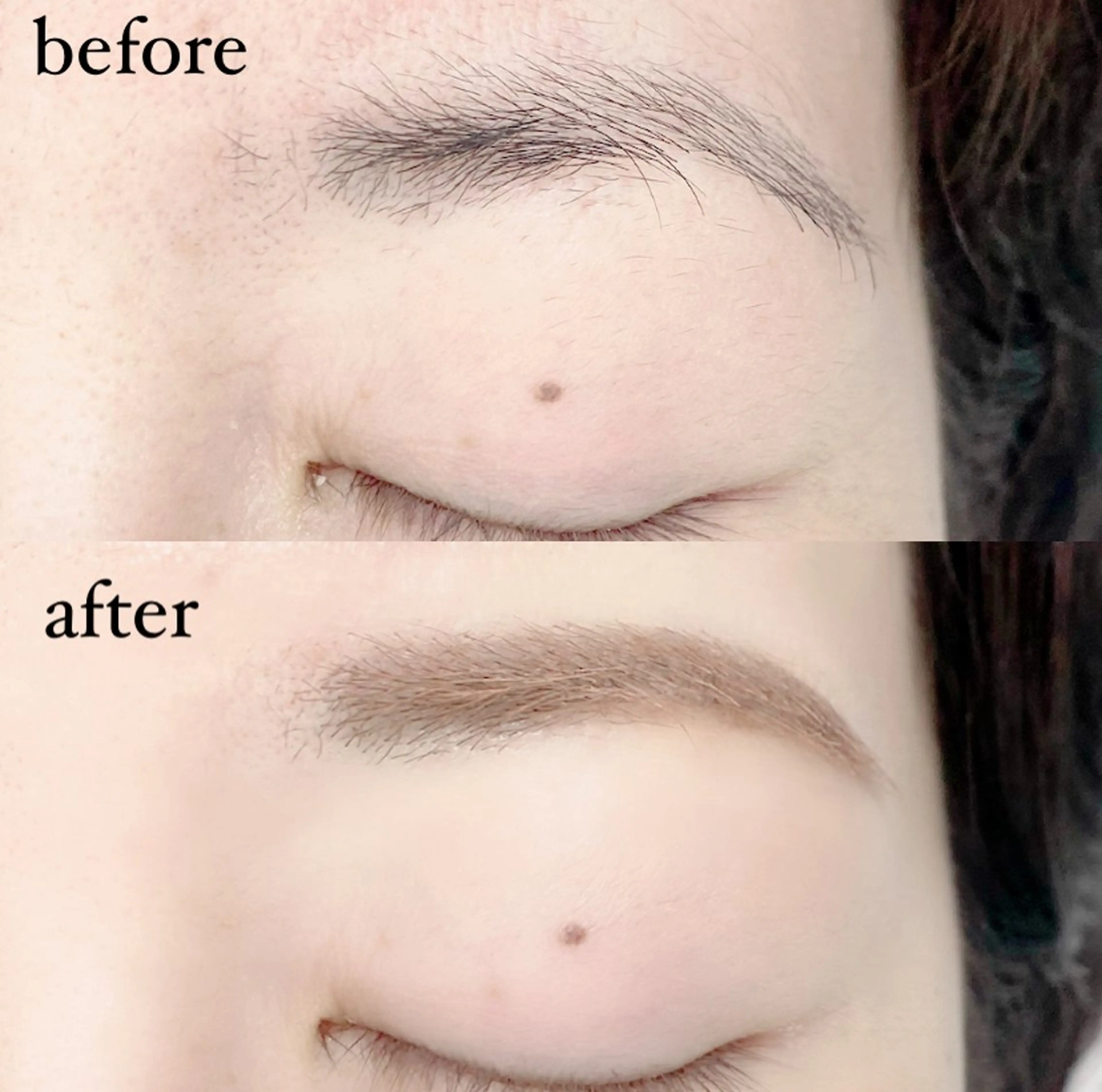 アイブロウ 眉毛ワックス脱毛 cheri 外島のマツエク・マツパデザイン