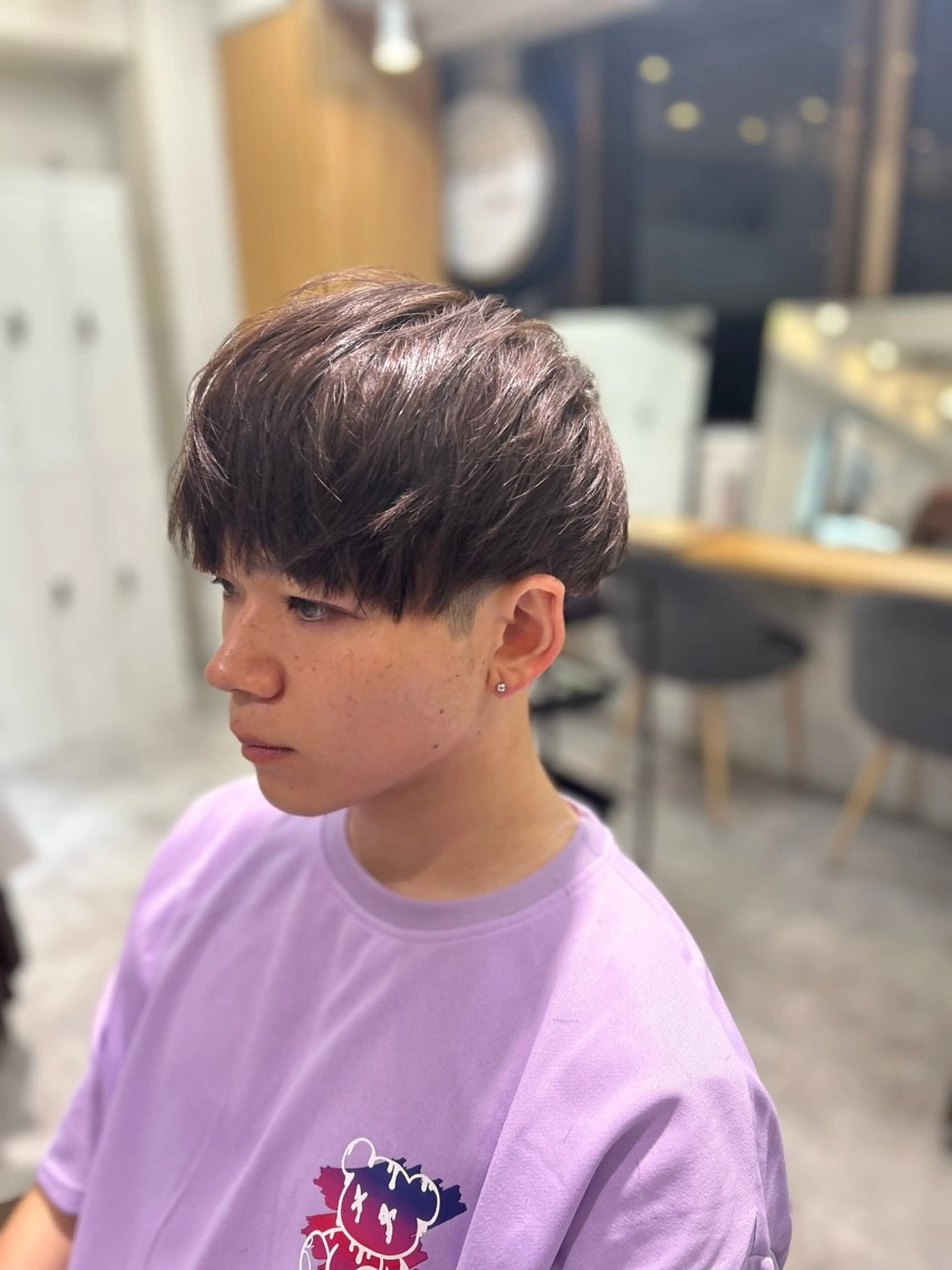 ショート メンズ collet岩崎駿王 /ブリーチ/髪質改善のヘアスタイル