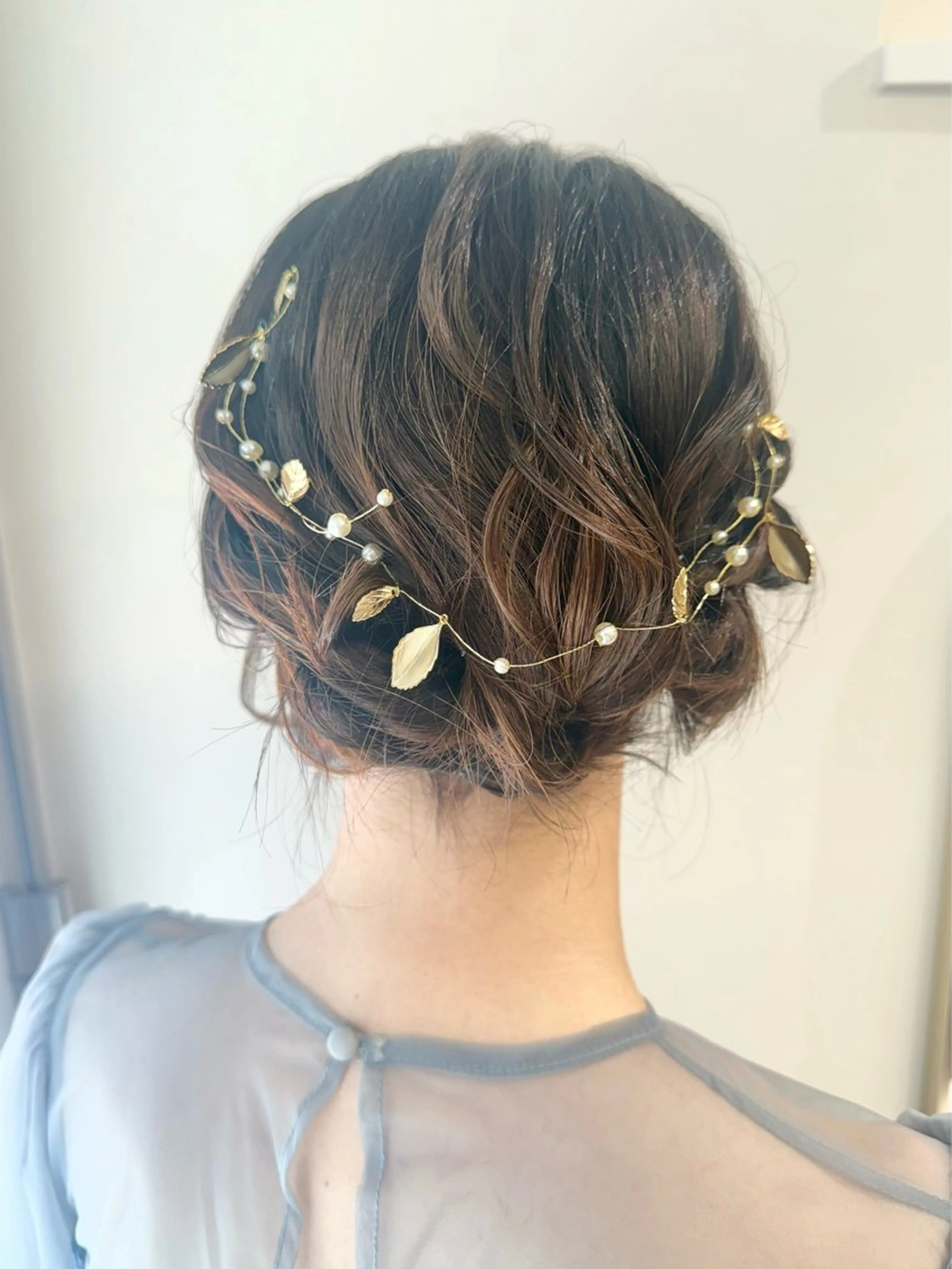 ミディアム ヘアアレンジ ヘアセット オタク美容師☃️🩵 ヘアアレンジ/暗髪のヘアスタイル