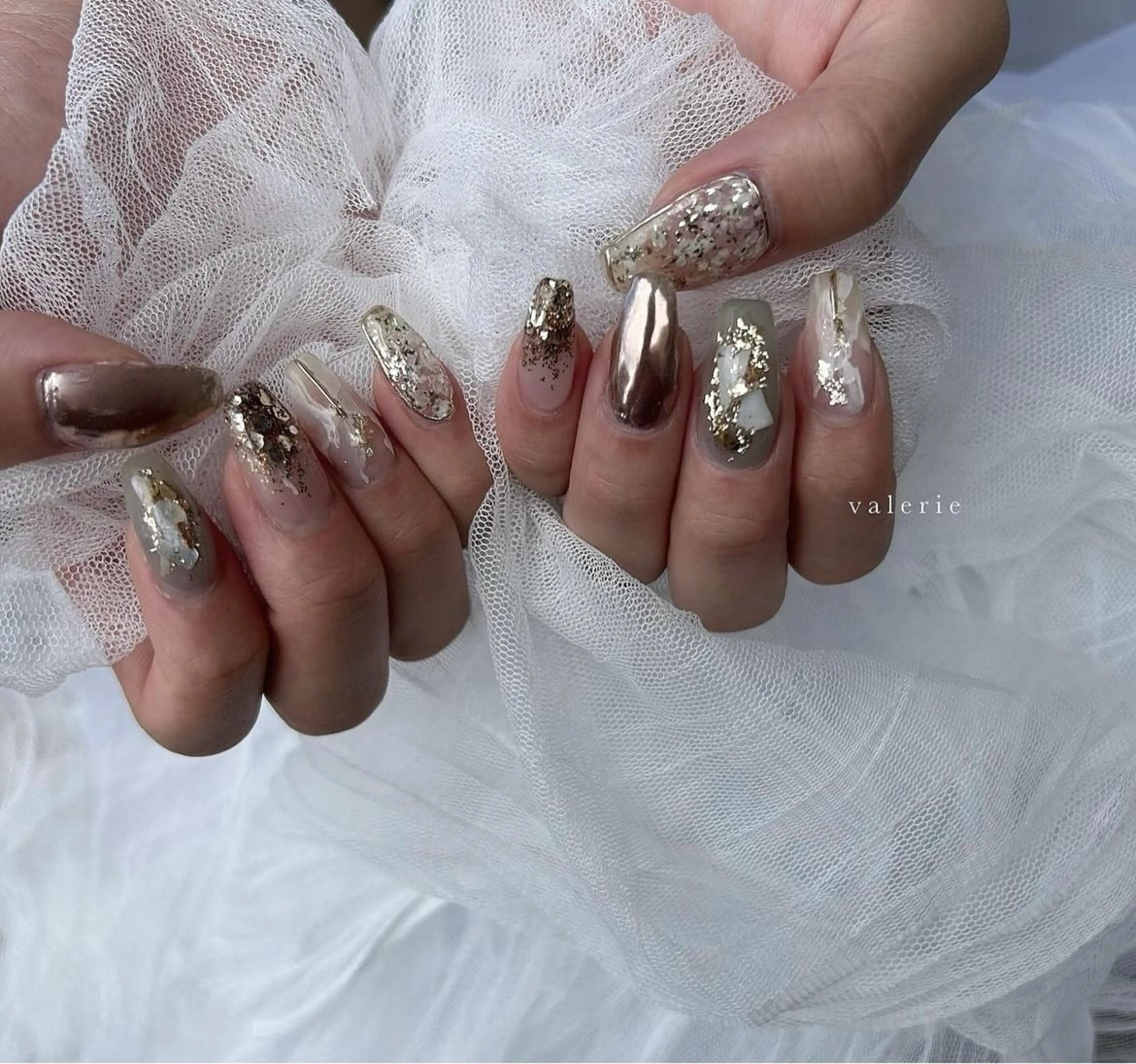 セミロング valerie /  miyuのネイルデザイン