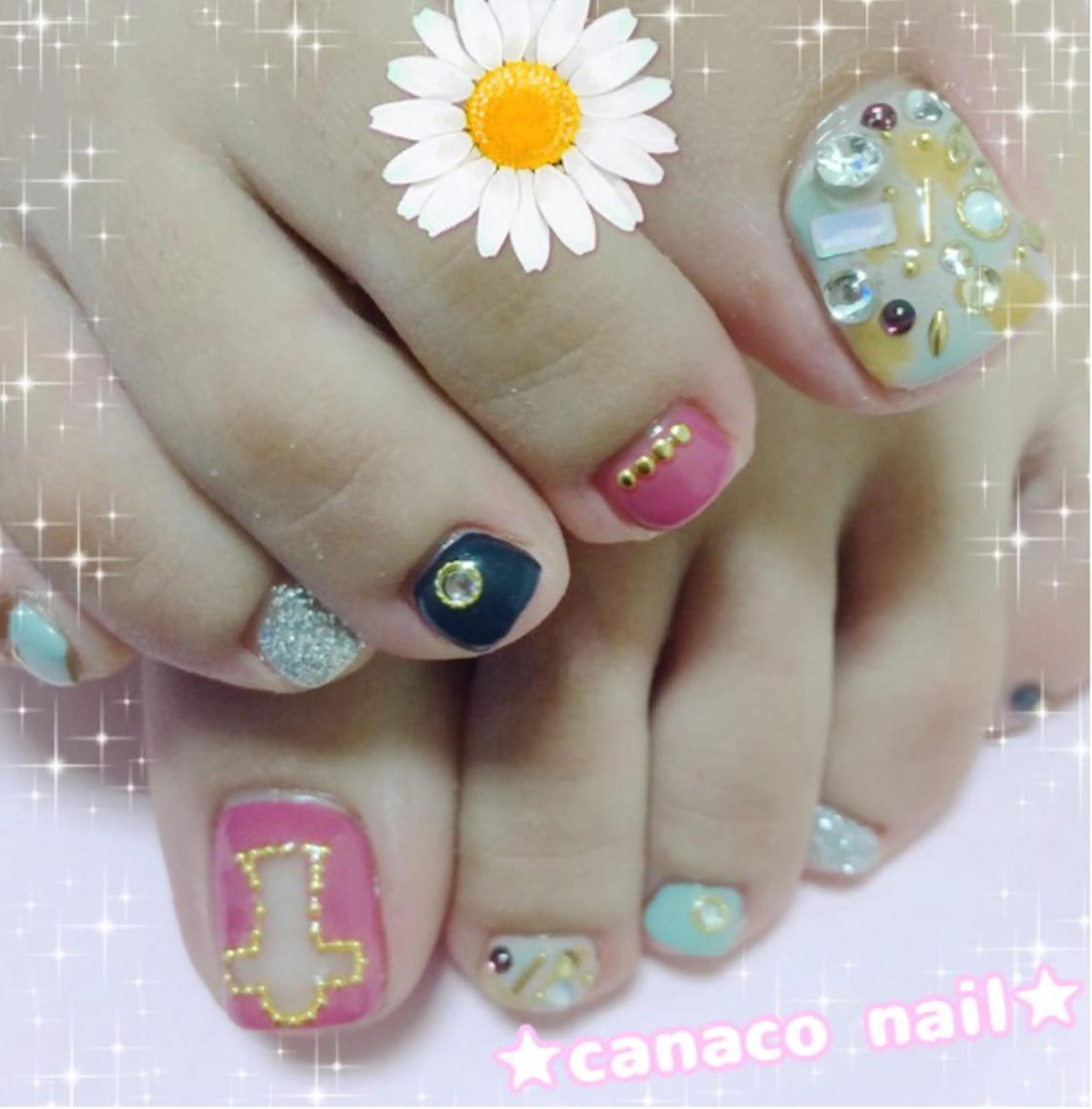 ネイル アートネイル フットネイル ベテランネイル cnc  nailのネイルデザイン