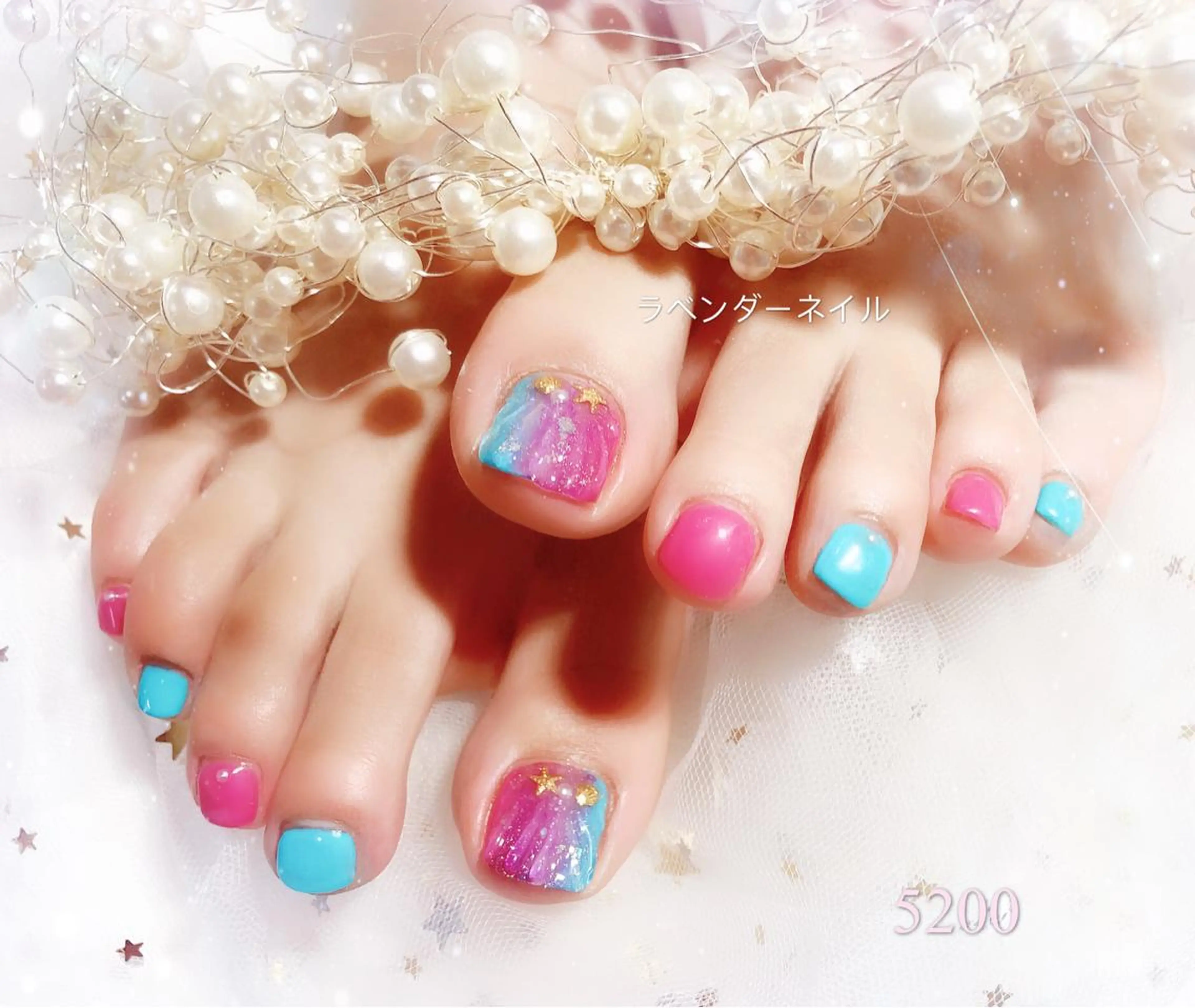 ネイル ラベンダー💖日暮里 ルル💖ネイルのネイルデザイン