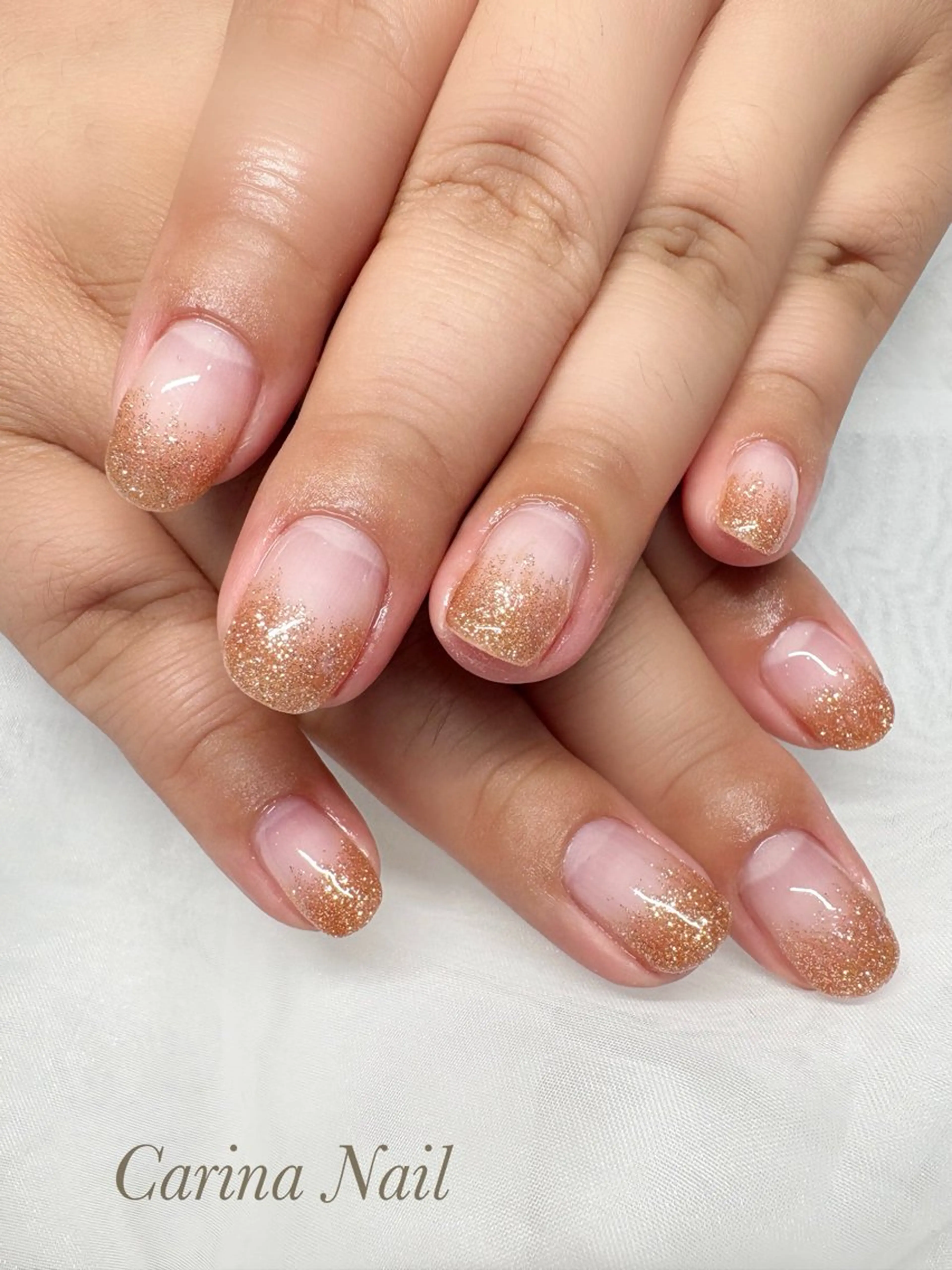 ネイル ラメ(グリッター) ラメグラデーション CarinaNail yukariのネイルデザイン