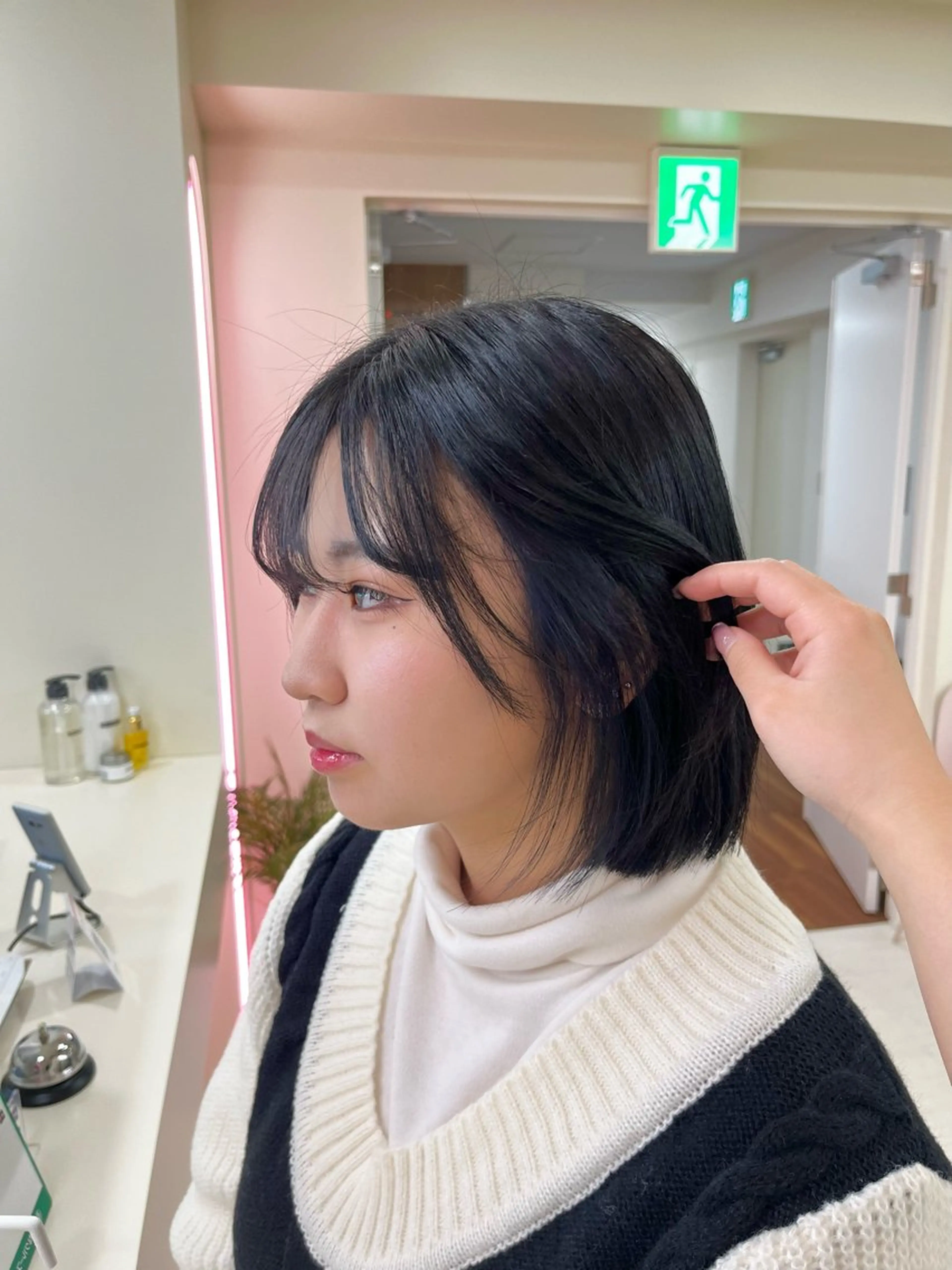 セミロング カラー 💟RINNA 艶カラー💟のヘアスタイル