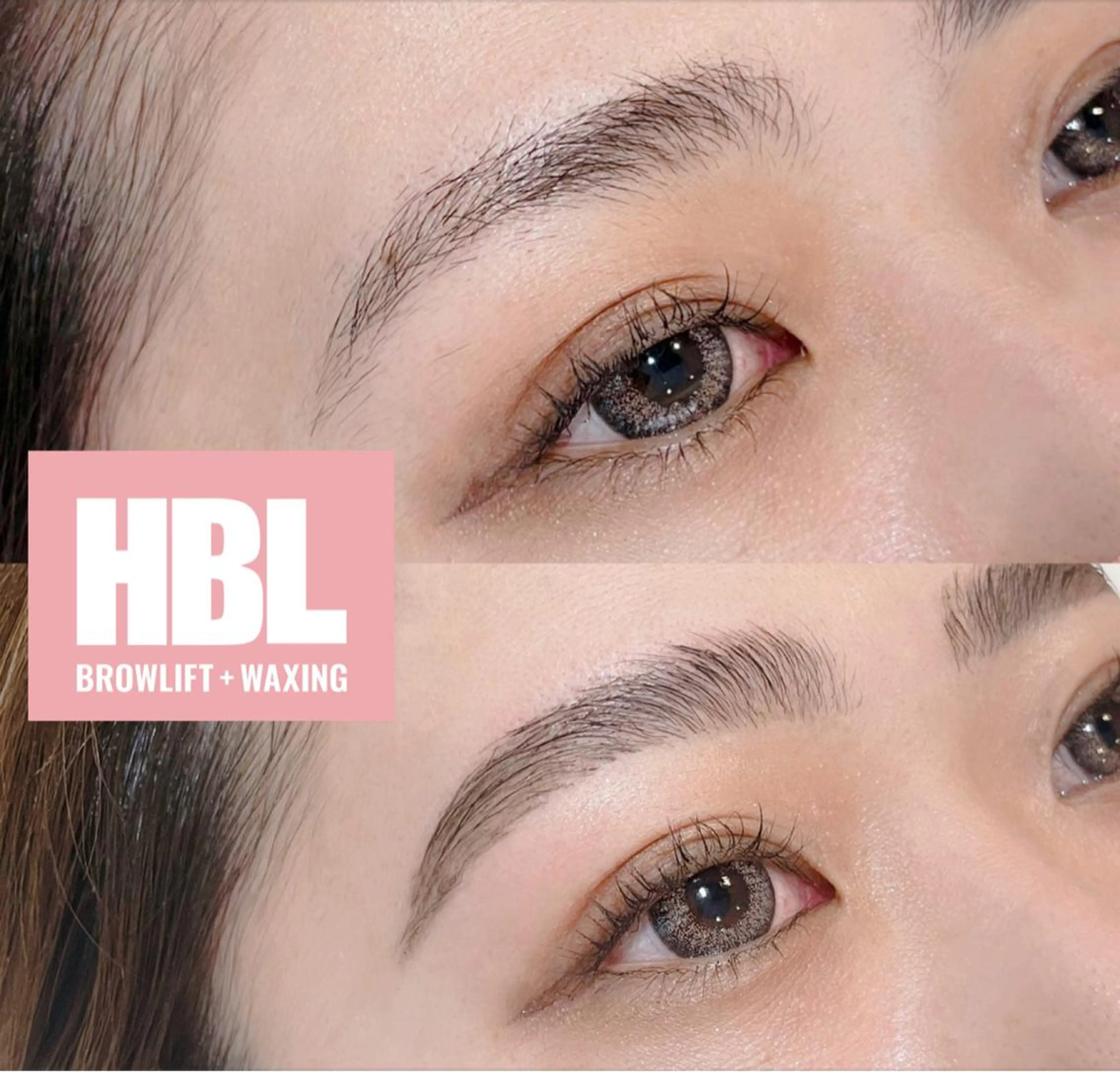 話題のHBL★ハリウッドブロウリフト（WAX〜メイク込）ディプロマ取得者による正規の施術✨の写真