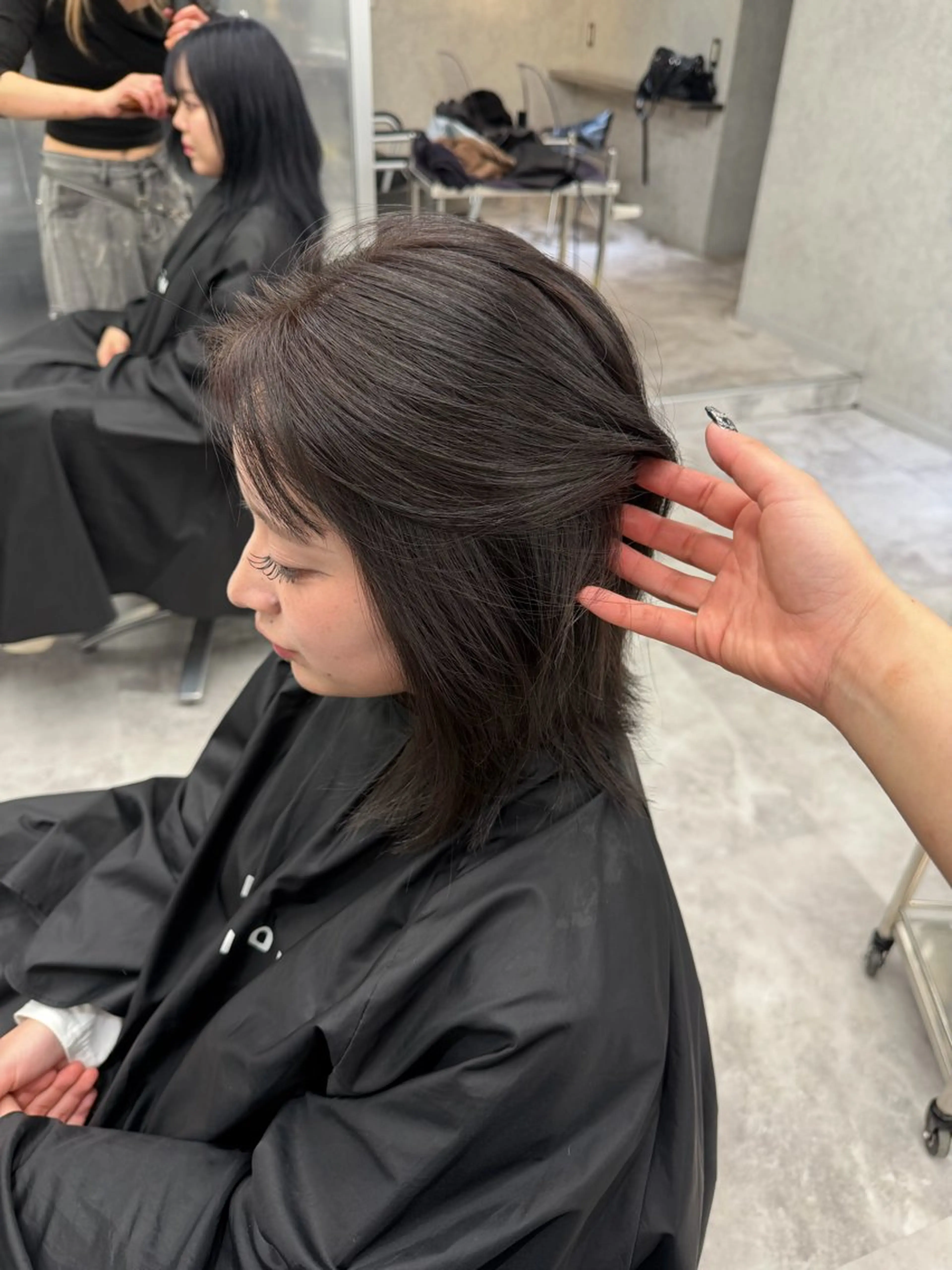 ロング ヘアカラー ハイトーン/渋谷 韓国風/Narukaのヘアスタイル