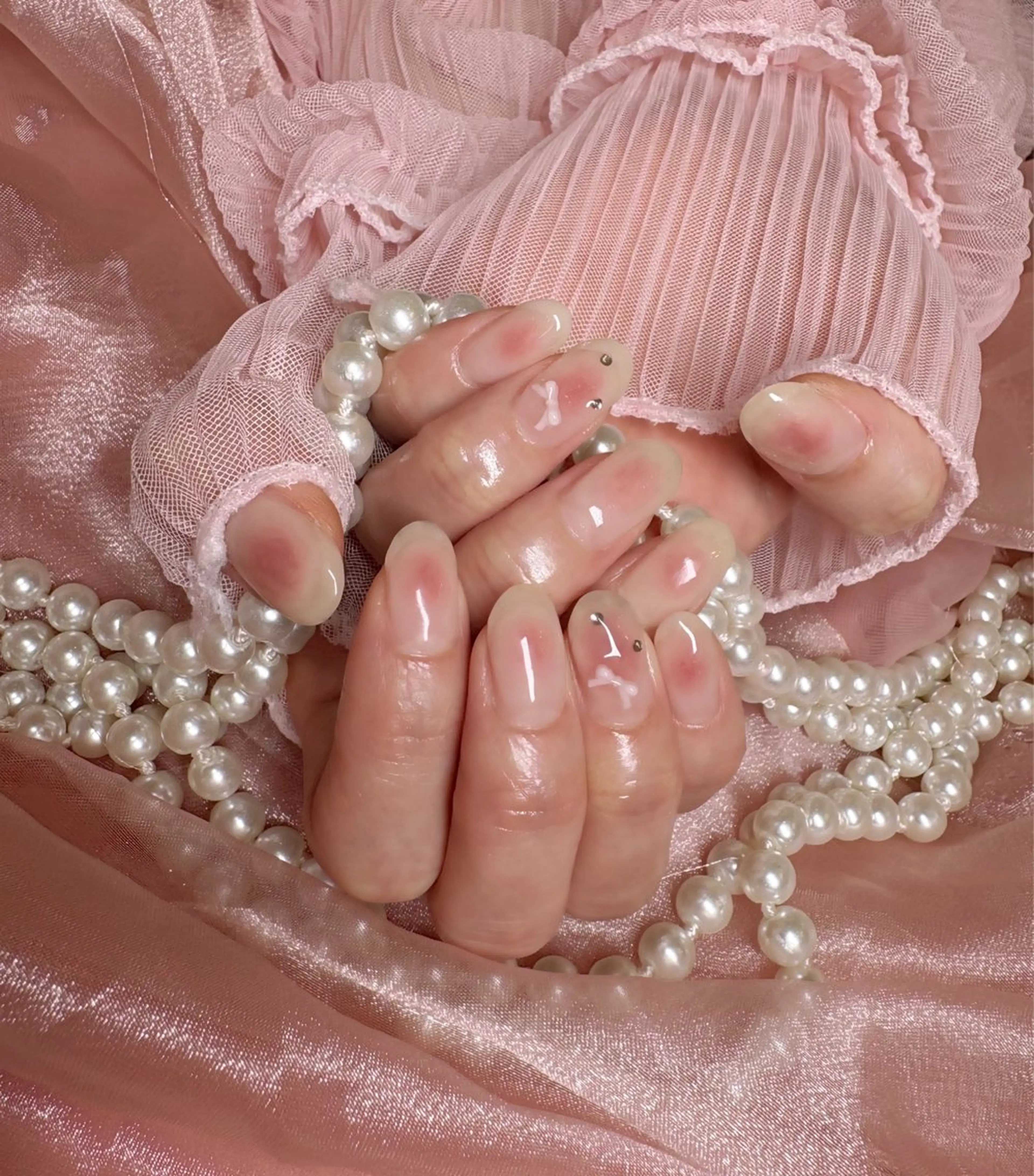 ネイル ピンク ハンドネイル Nail Salon macherieのネイルデザイン