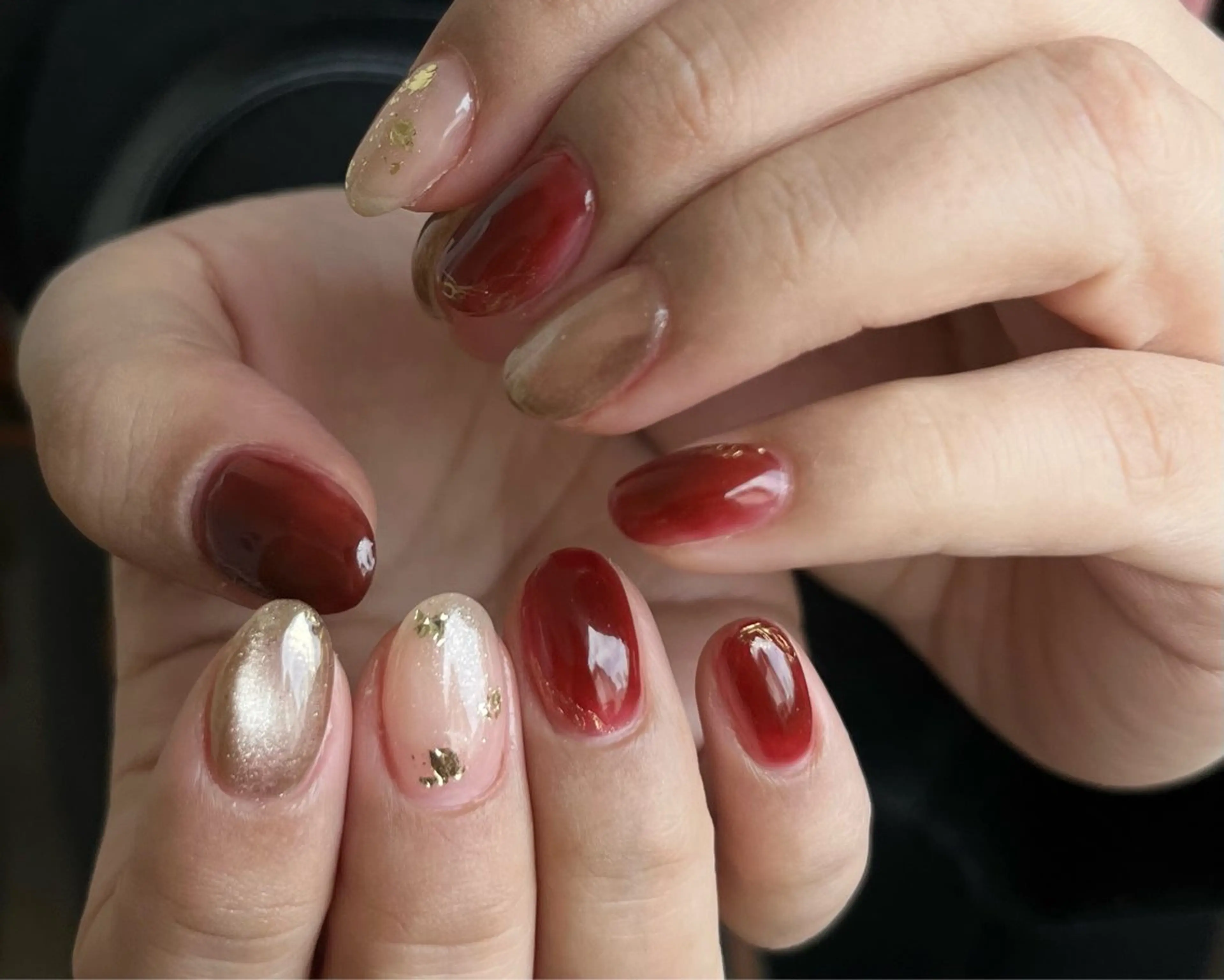 ネイル Ray. ちゅるん系ニュアンスのエステ・リラクイメージ